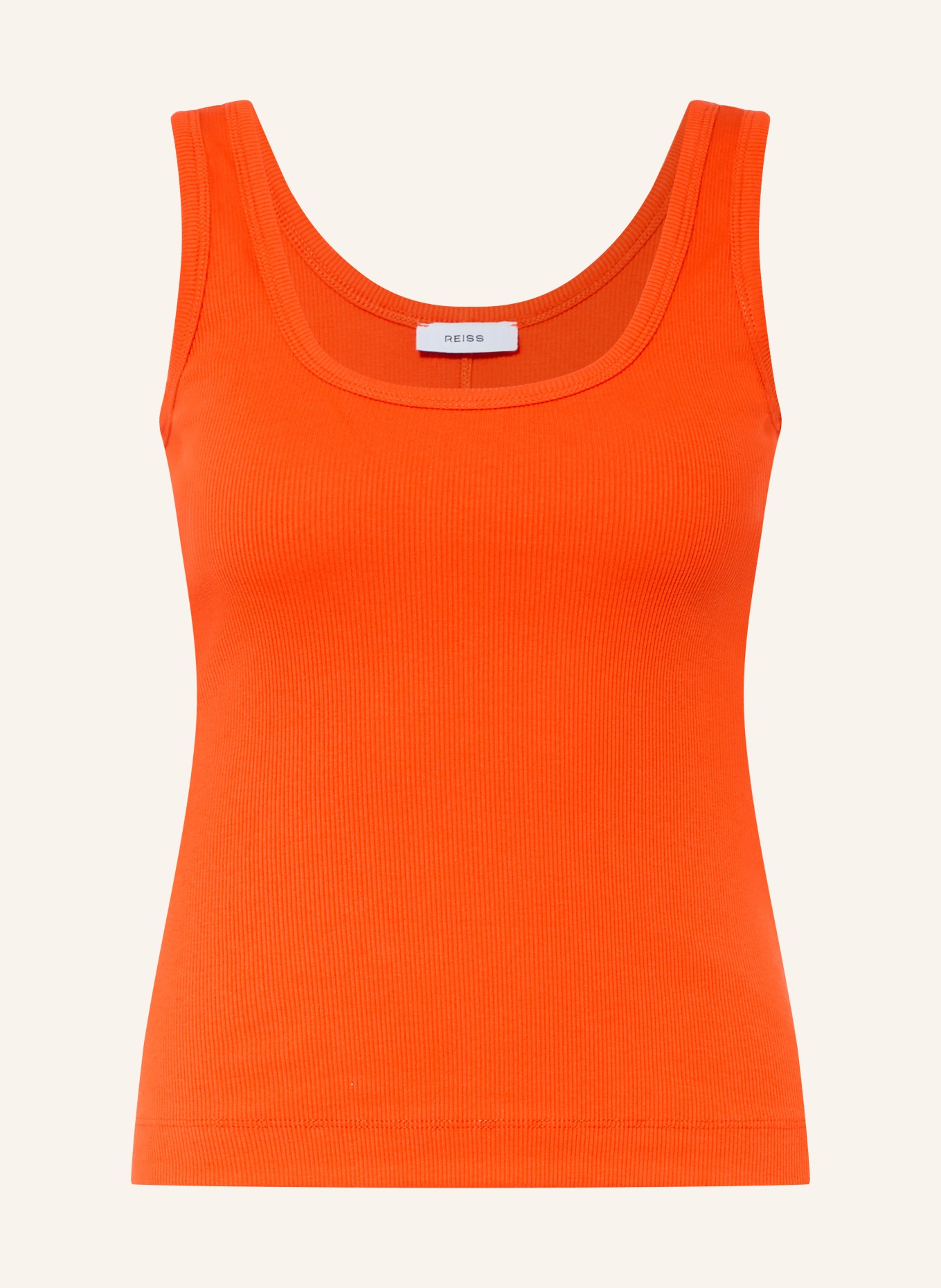 REISS Top VIOLET: NEONOVĚ ORANŽOVÁ