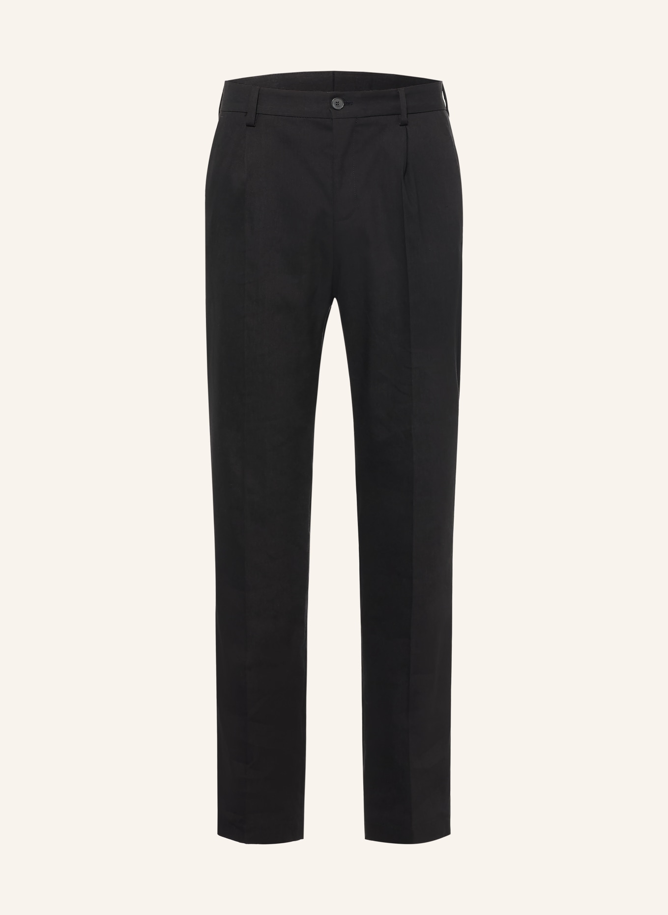 STRELLSON Pantalon de costume TOMEO coupe classique en lin: 001 Black 001