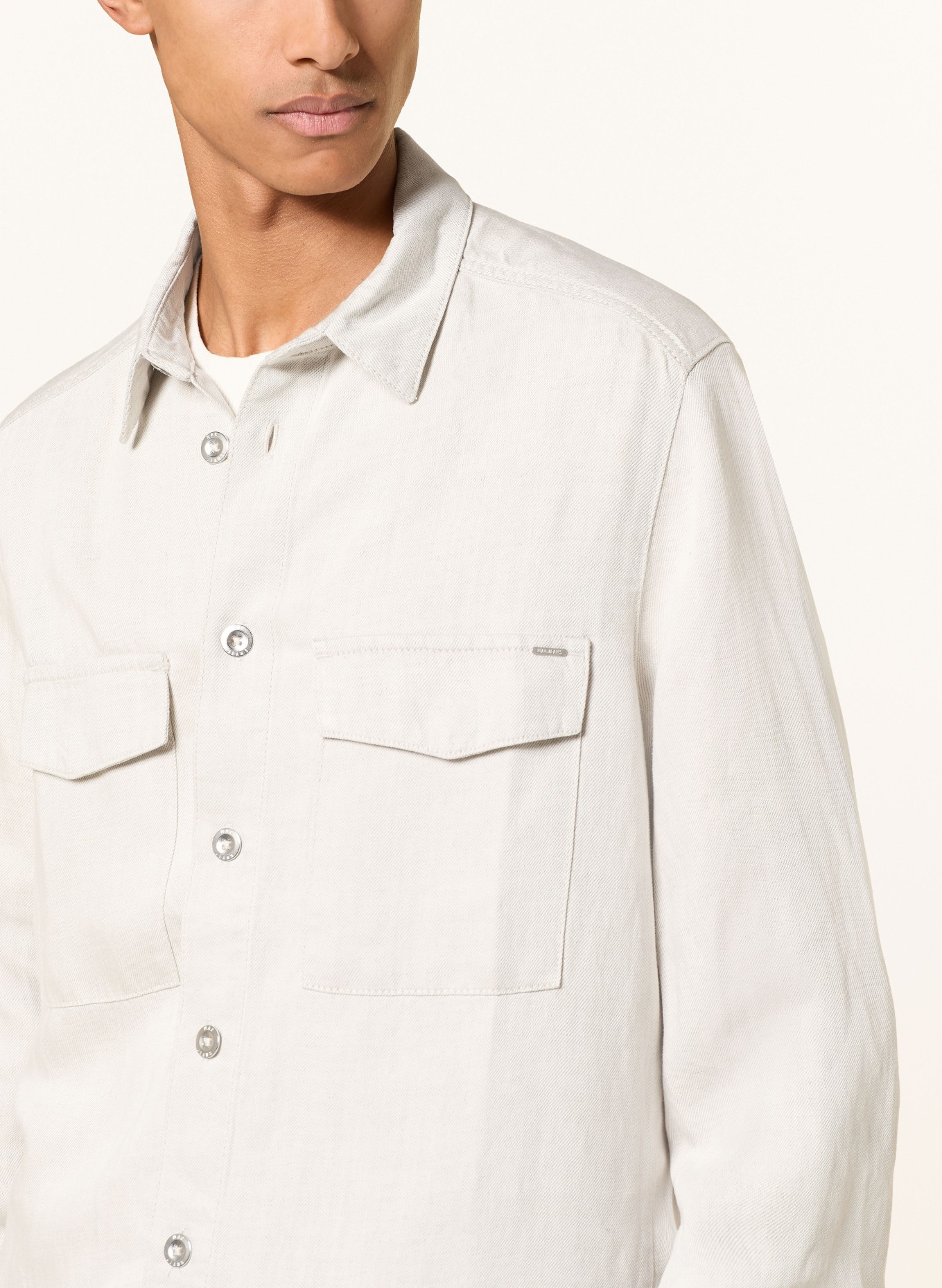 MAC Overjacket mit Leinen: BEIGE
