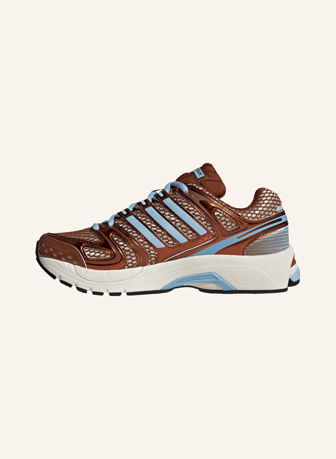 adidas Originals Tenisky ADISTAR CONTROL 5: HNĚDÁ / TMAVĚ MODRÁ / BÍLÁ