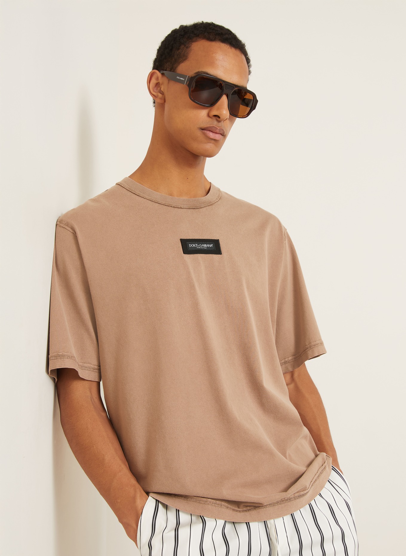 DOLCE & GABBANA T-Shirt: BEIGE