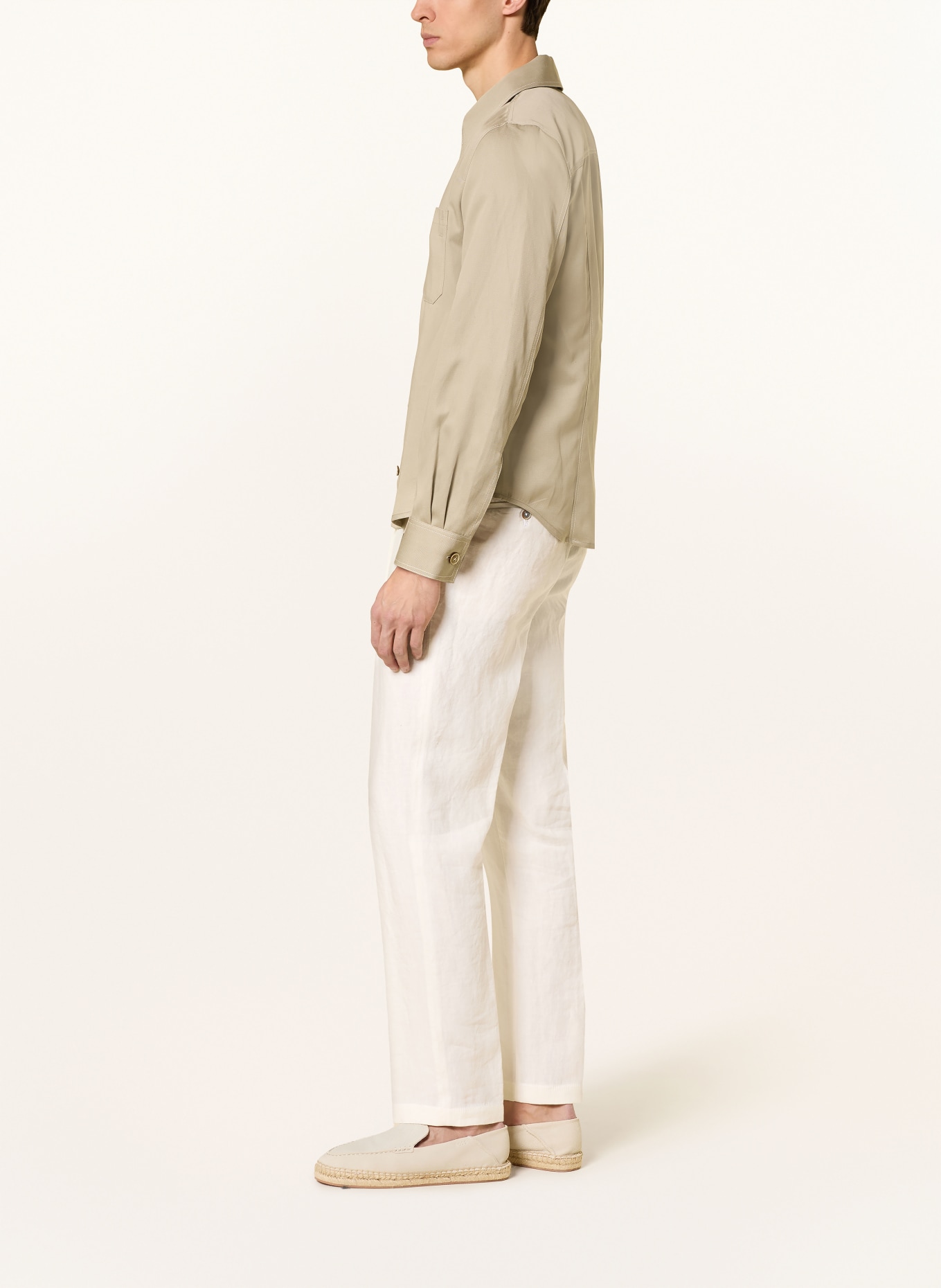 HILTL Linen-chino PRIMO Regular Fit: CREME