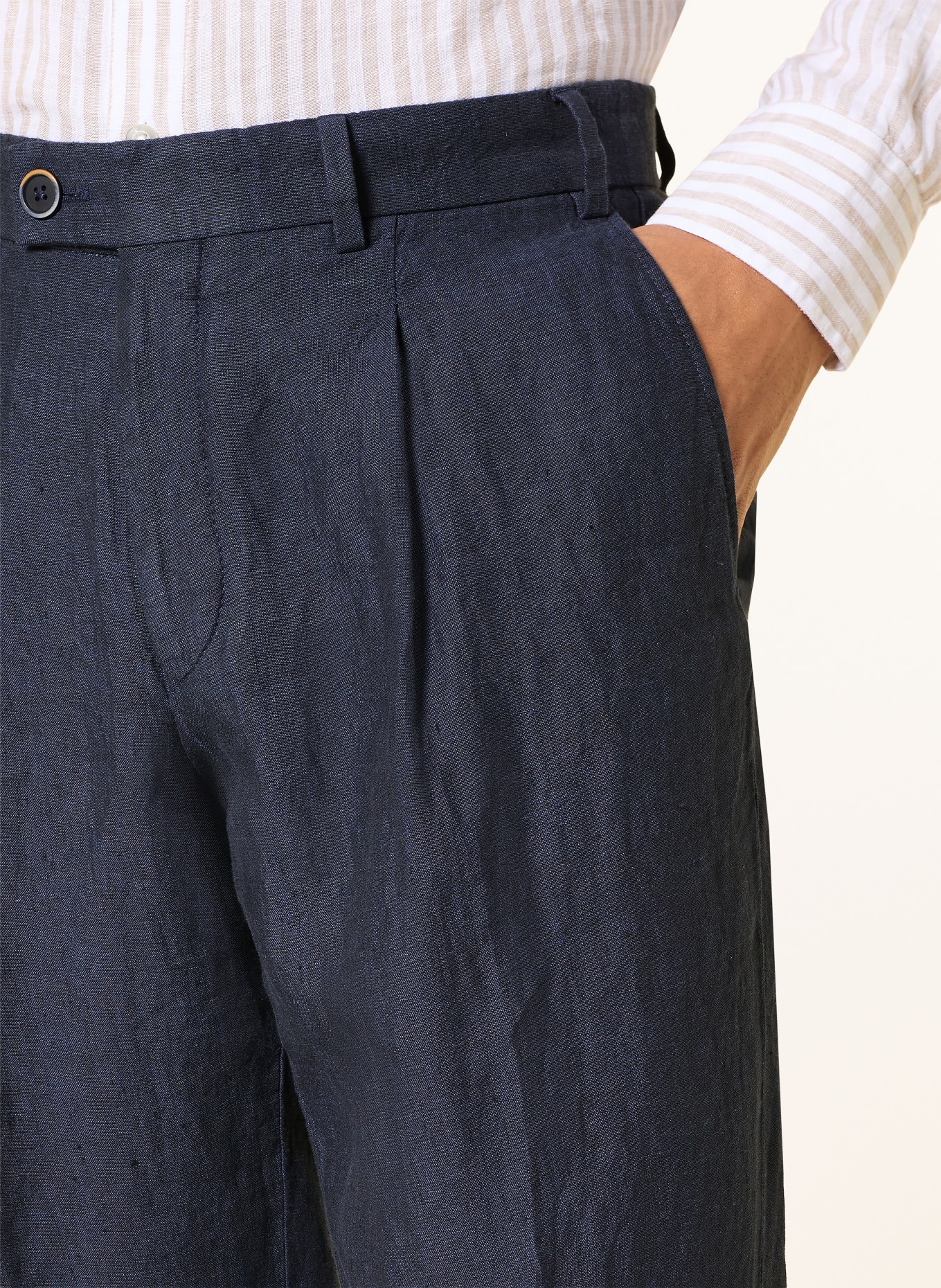 HILTL Linnechino PRIMO Regular Fit: MÖRKBLÅ