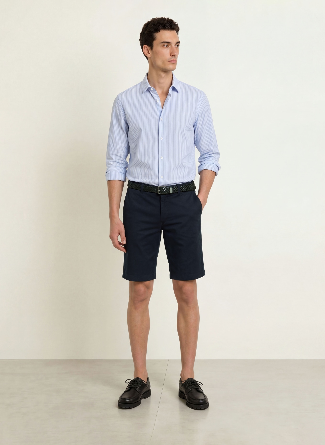 HILTL Korte broeken: DONKERBLAUW