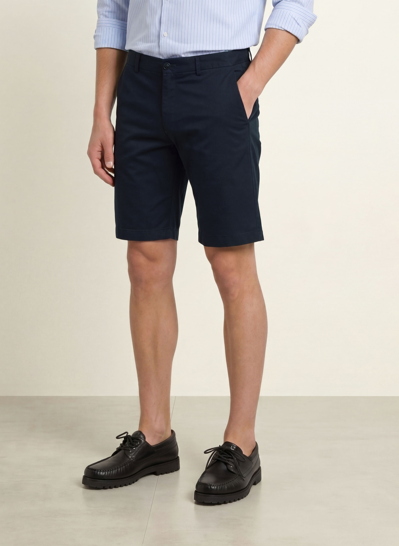 HILTL Korte broeken: DONKERBLAUW