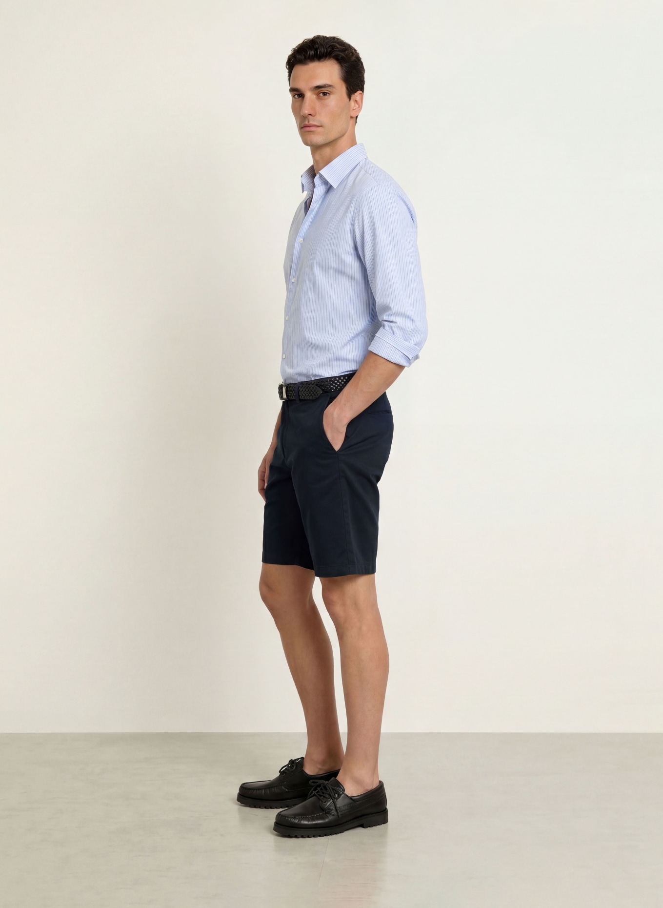 HILTL Korte broeken: DONKERBLAUW