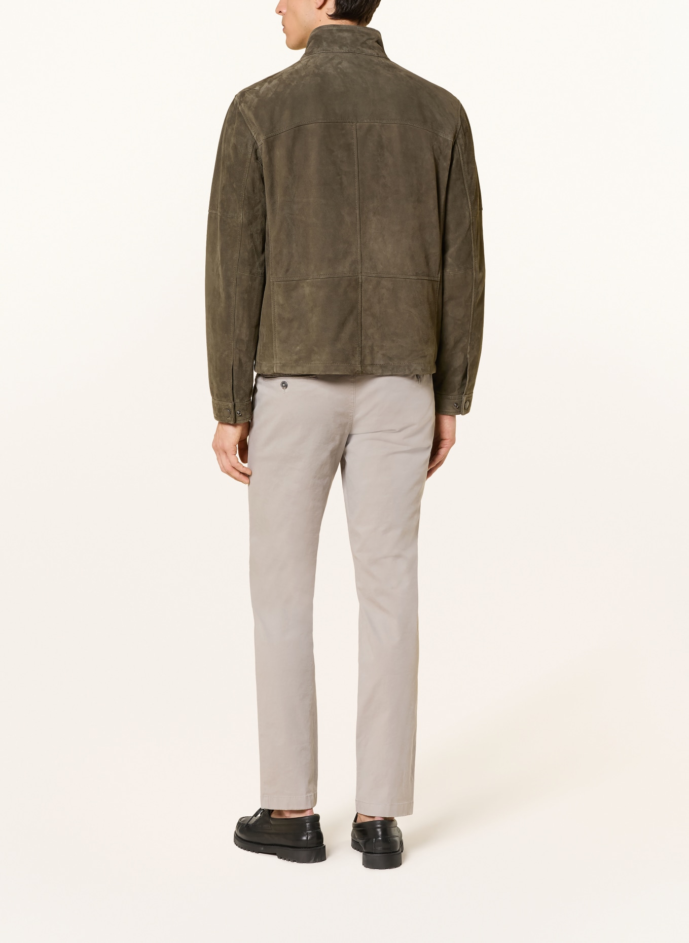 HILTL Chino Extra Slim Fit: HELLGRAU