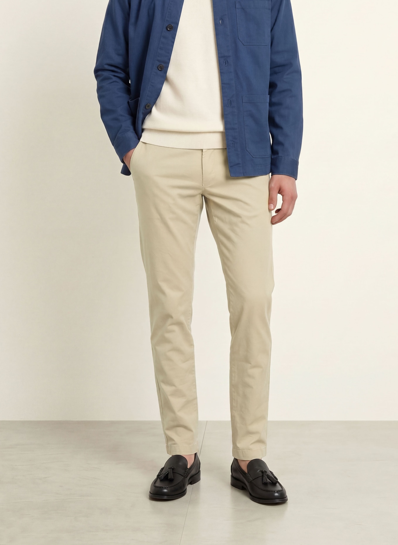 HILTL Chino Extra Slim Fit: BEIGE