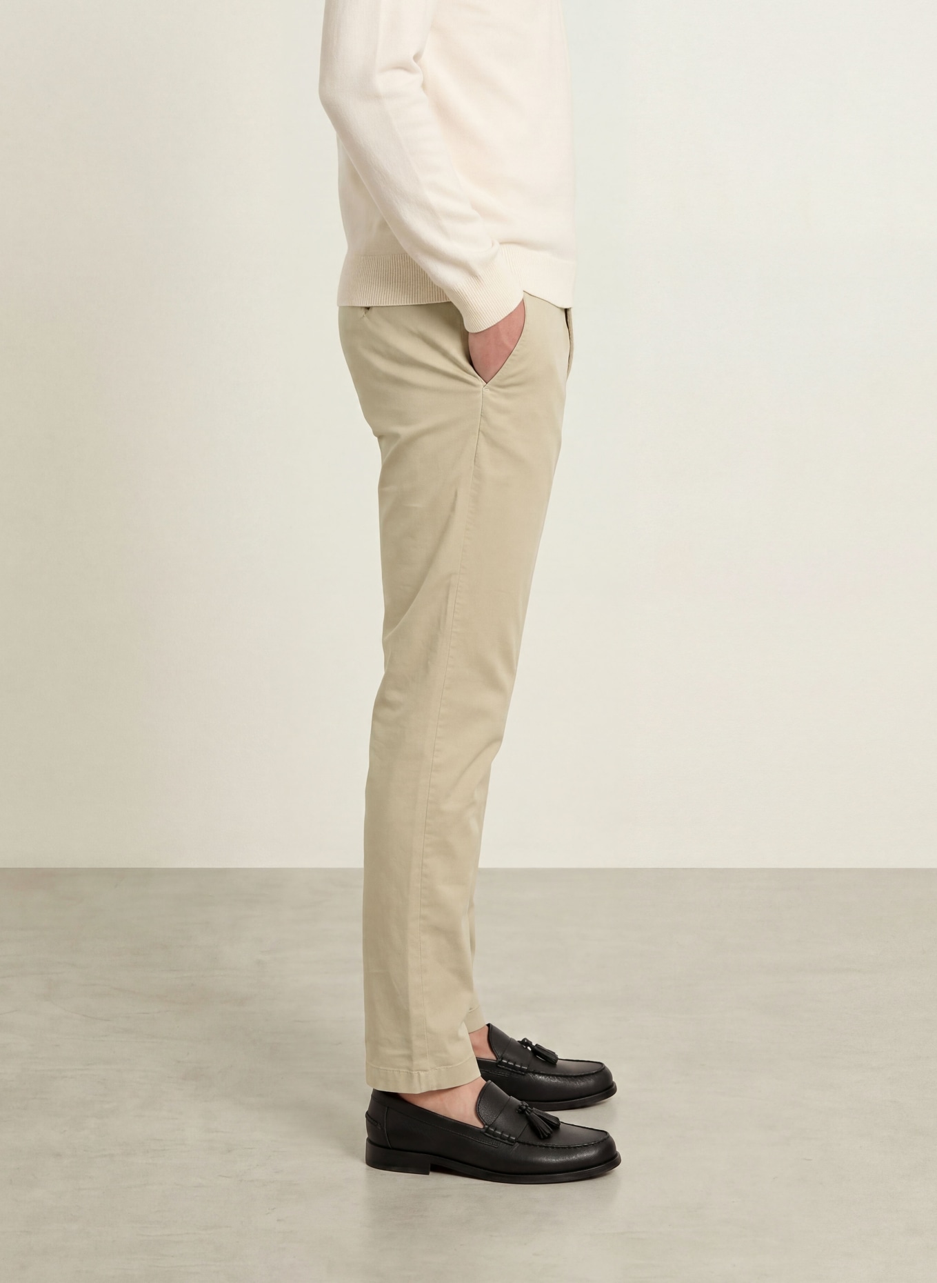 HILTL Chino Extra Slim Fit: BEIGE