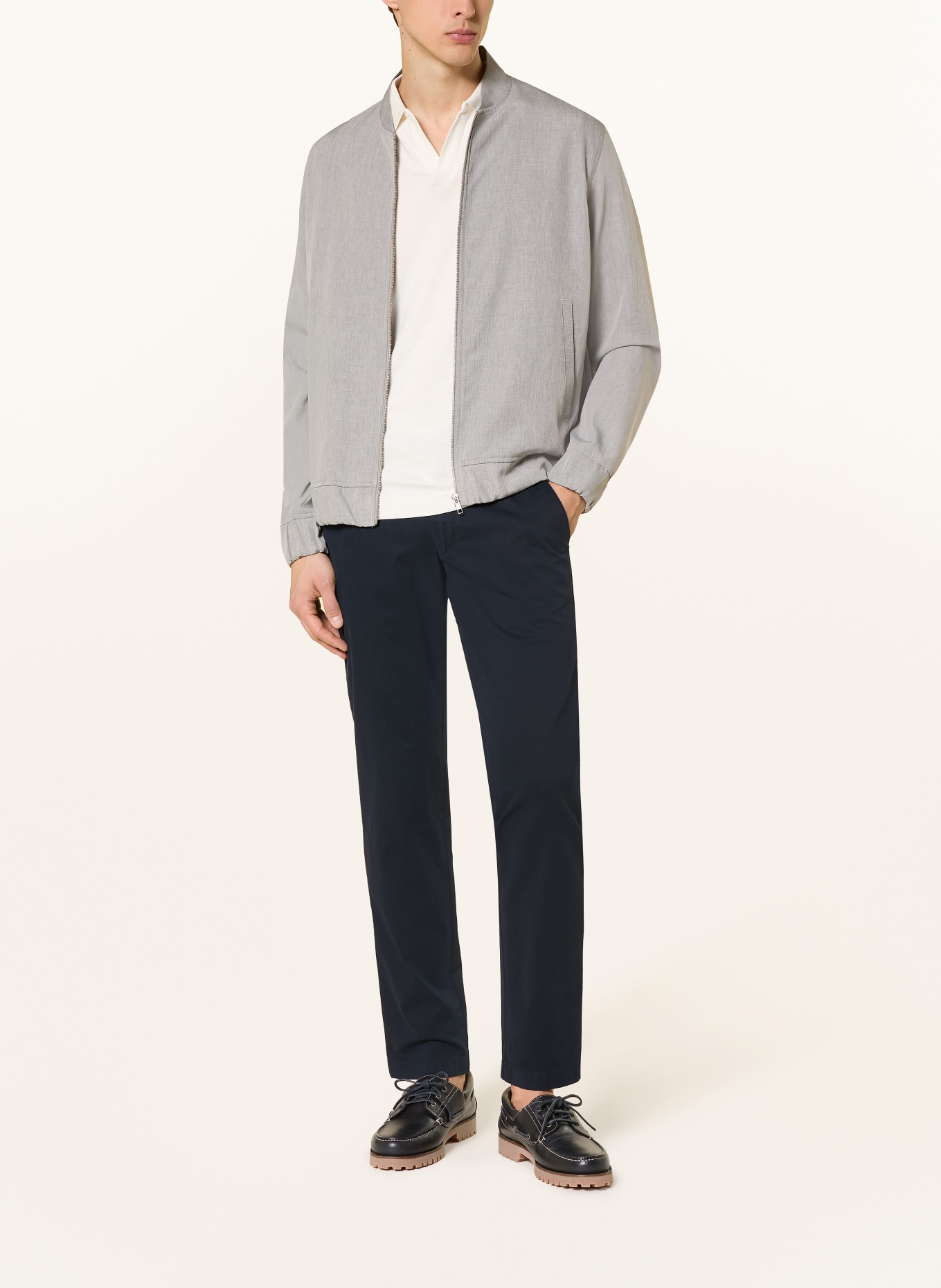 HILTL Chino Extra Slim Fit: DUNKELBLAU
