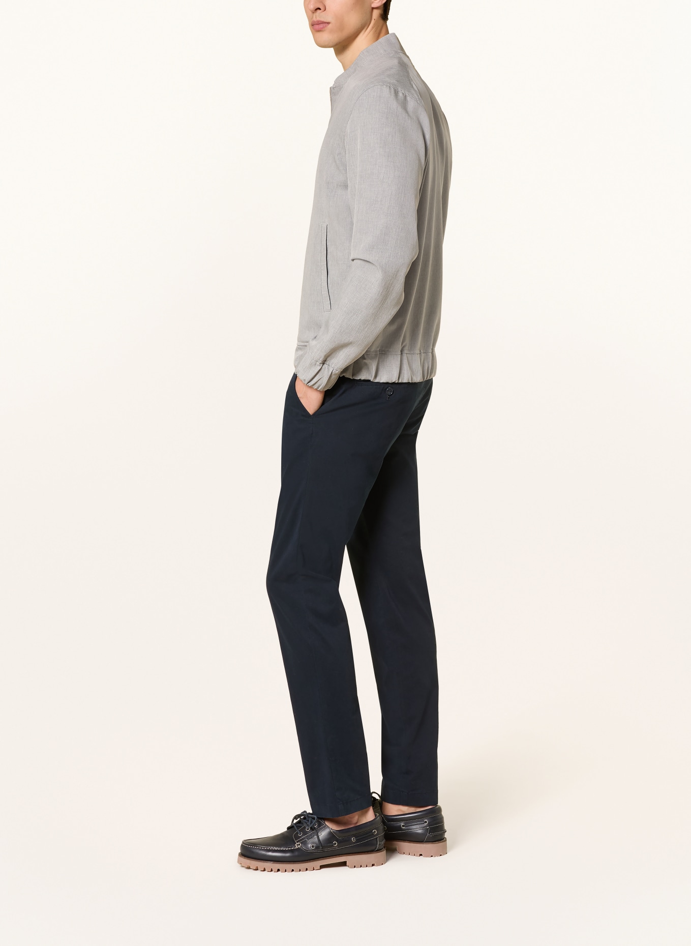 HILTL Chino Extra Slim Fit: DUNKELBLAU
