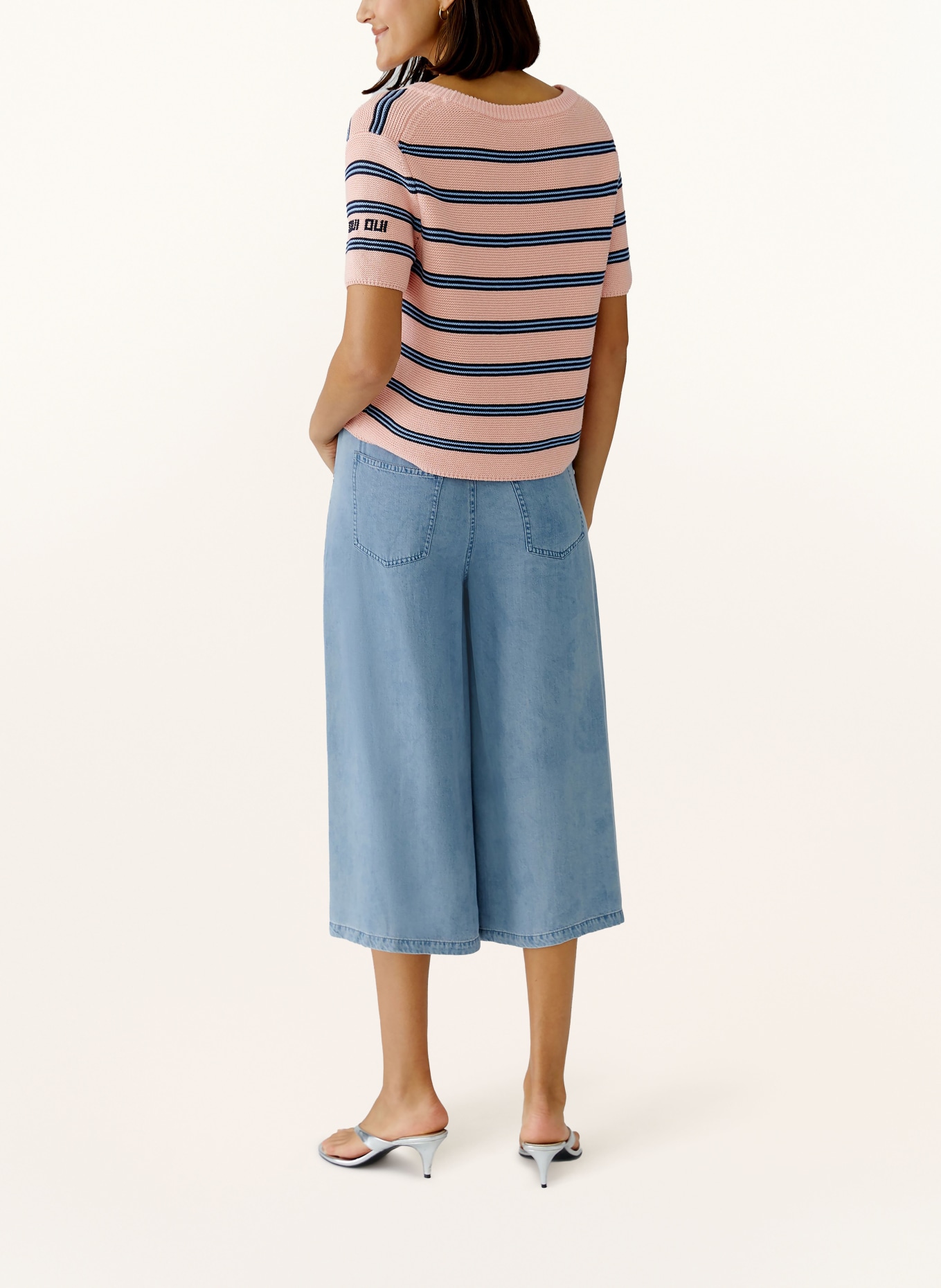 oui Strickshirt: ROSÉ / HELLBLAU / DUNKELBLAU