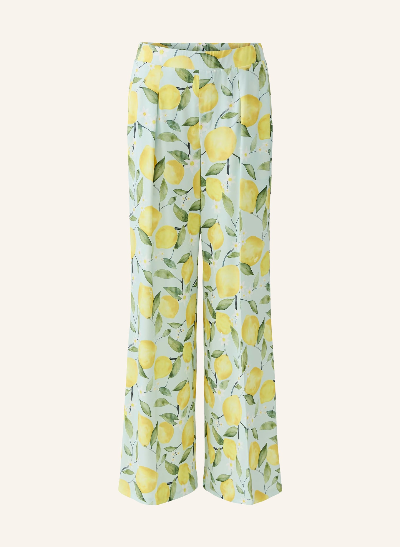 oui Jersey pants: GREEN / YELLOW / TURQUOISE
