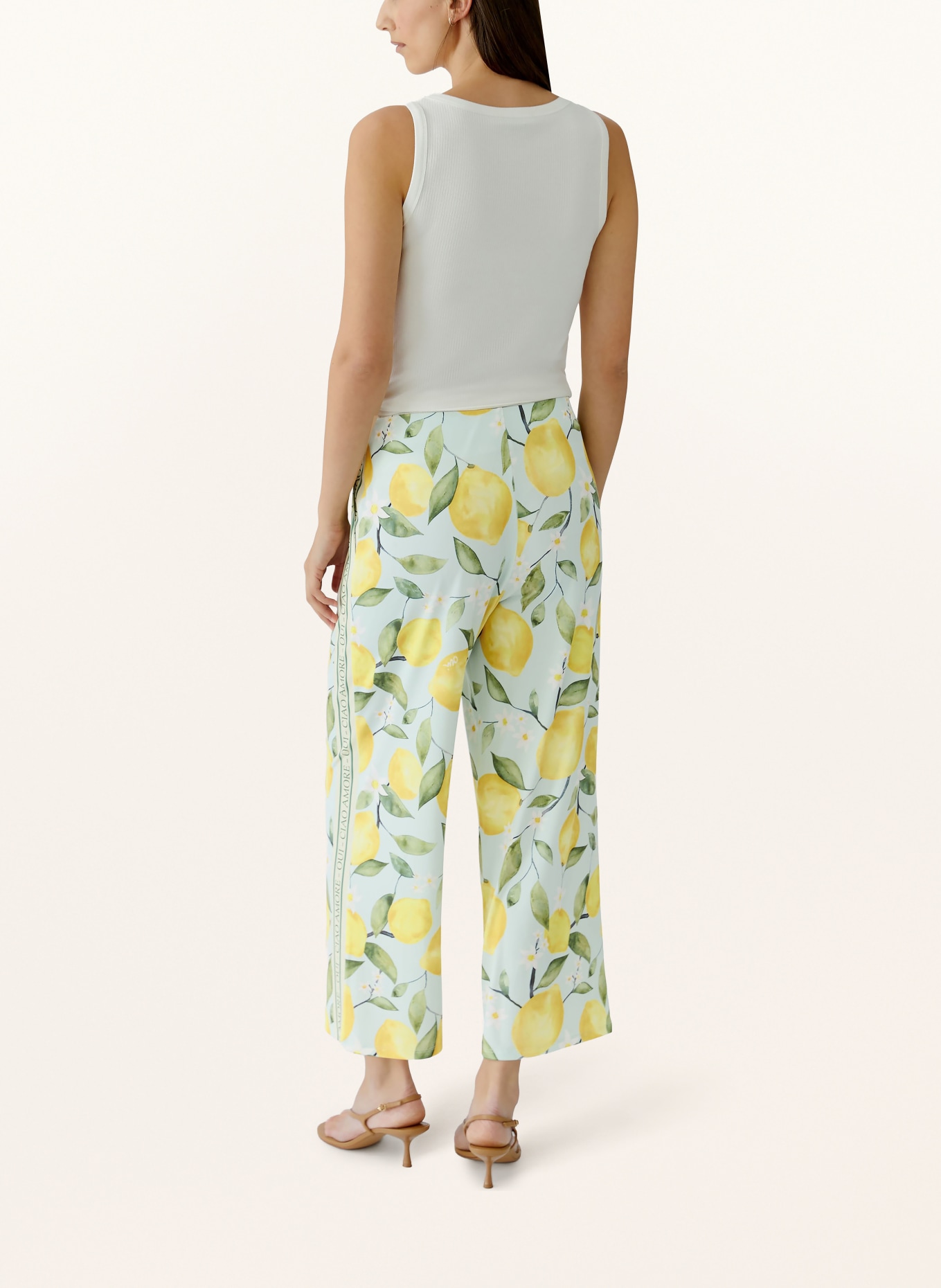 oui Jersey culottes: GREEN / YELLOW / TURQUOISE