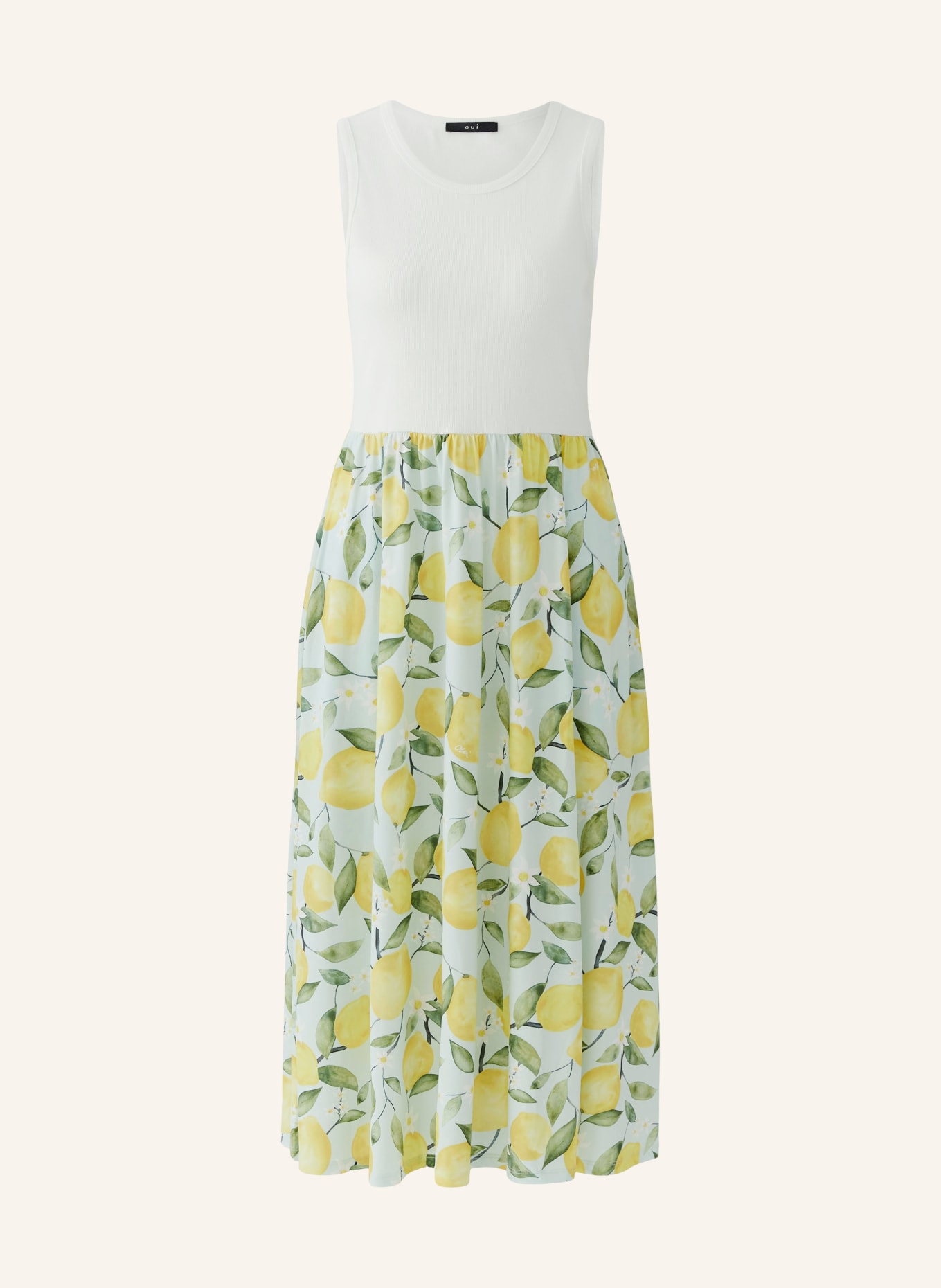 oui Kleid: WEISS / GELB / GRÜN