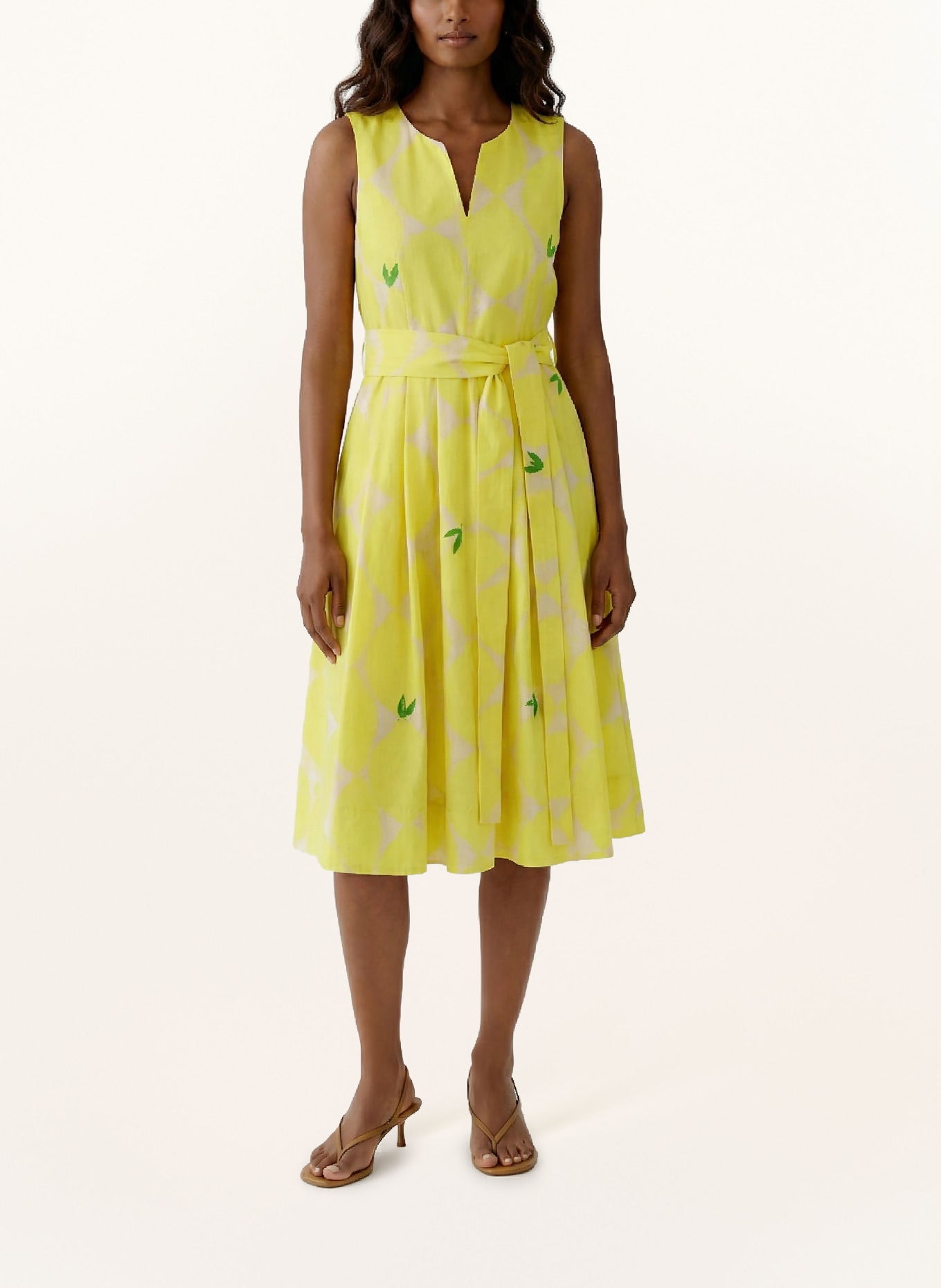oui Jurk: GEEL / GROEN