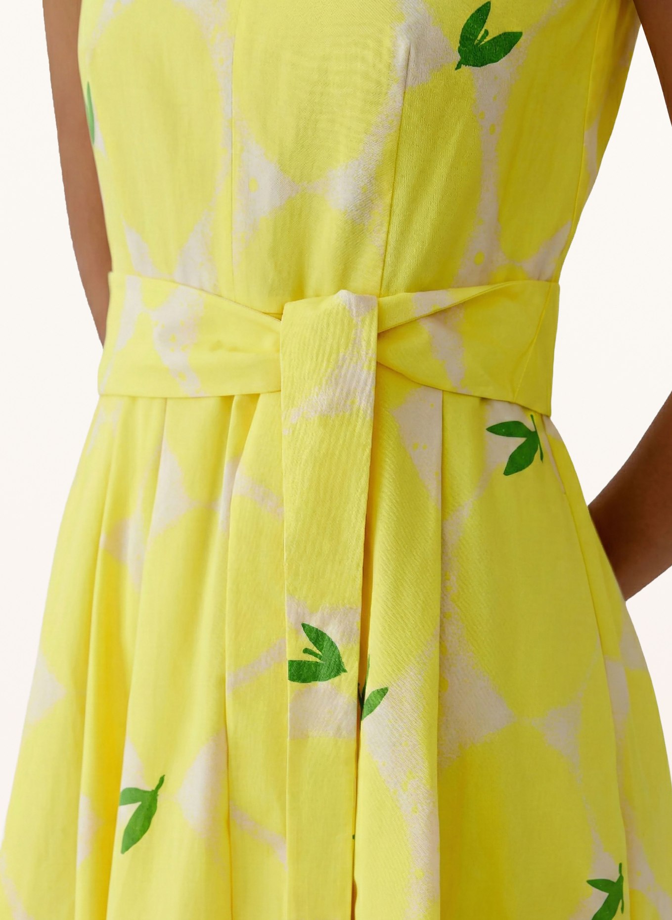 oui Jurk: GEEL / GROEN