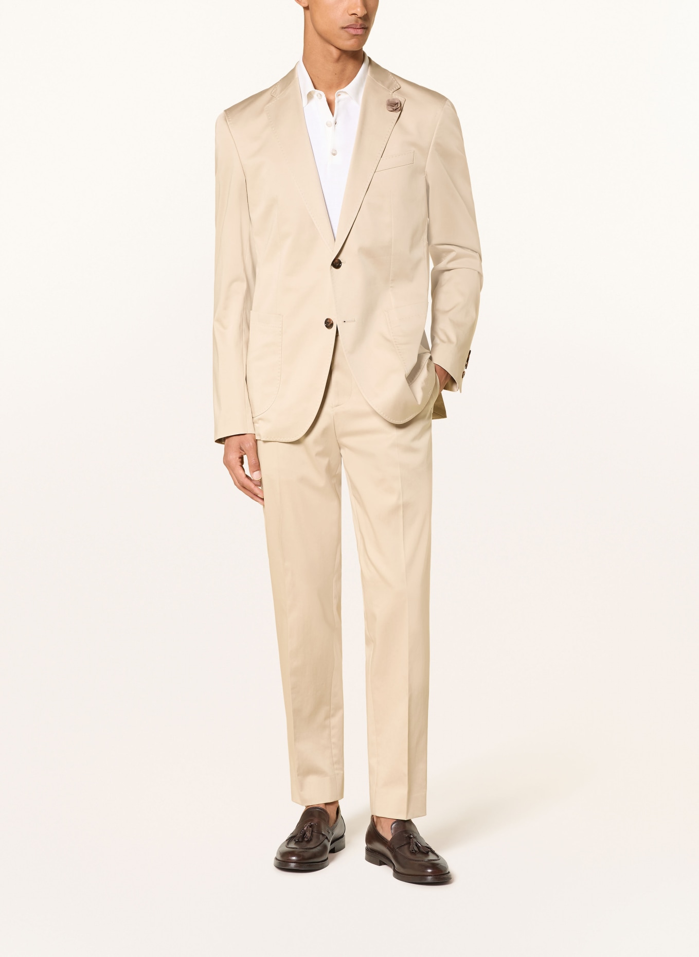 JOOP! Kostymbyxor RIVER Extra Slim Fit: 270 Light Beige 270
