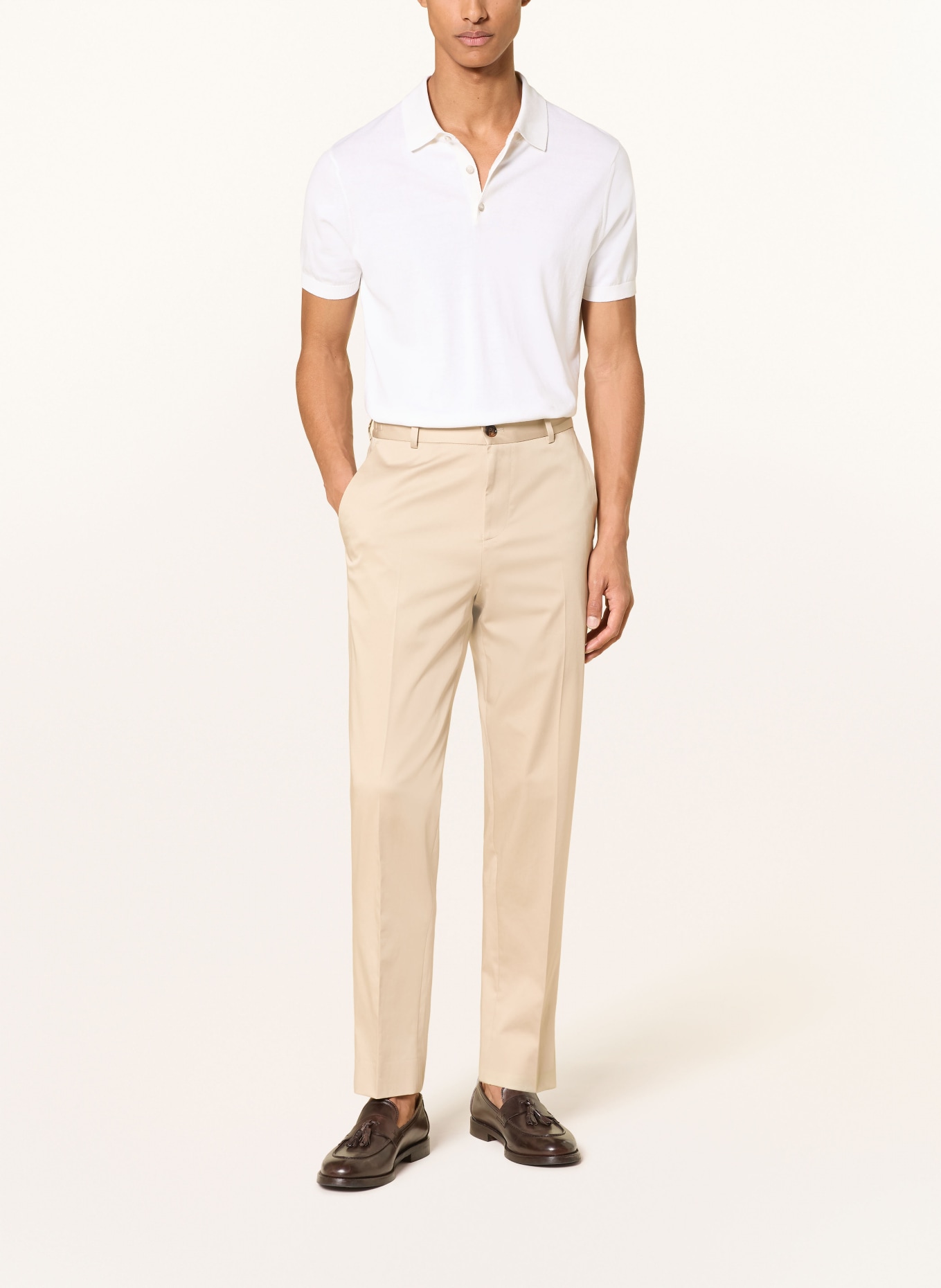 JOOP! Kostymbyxor RIVER Extra Slim Fit: 270 Light Beige 270