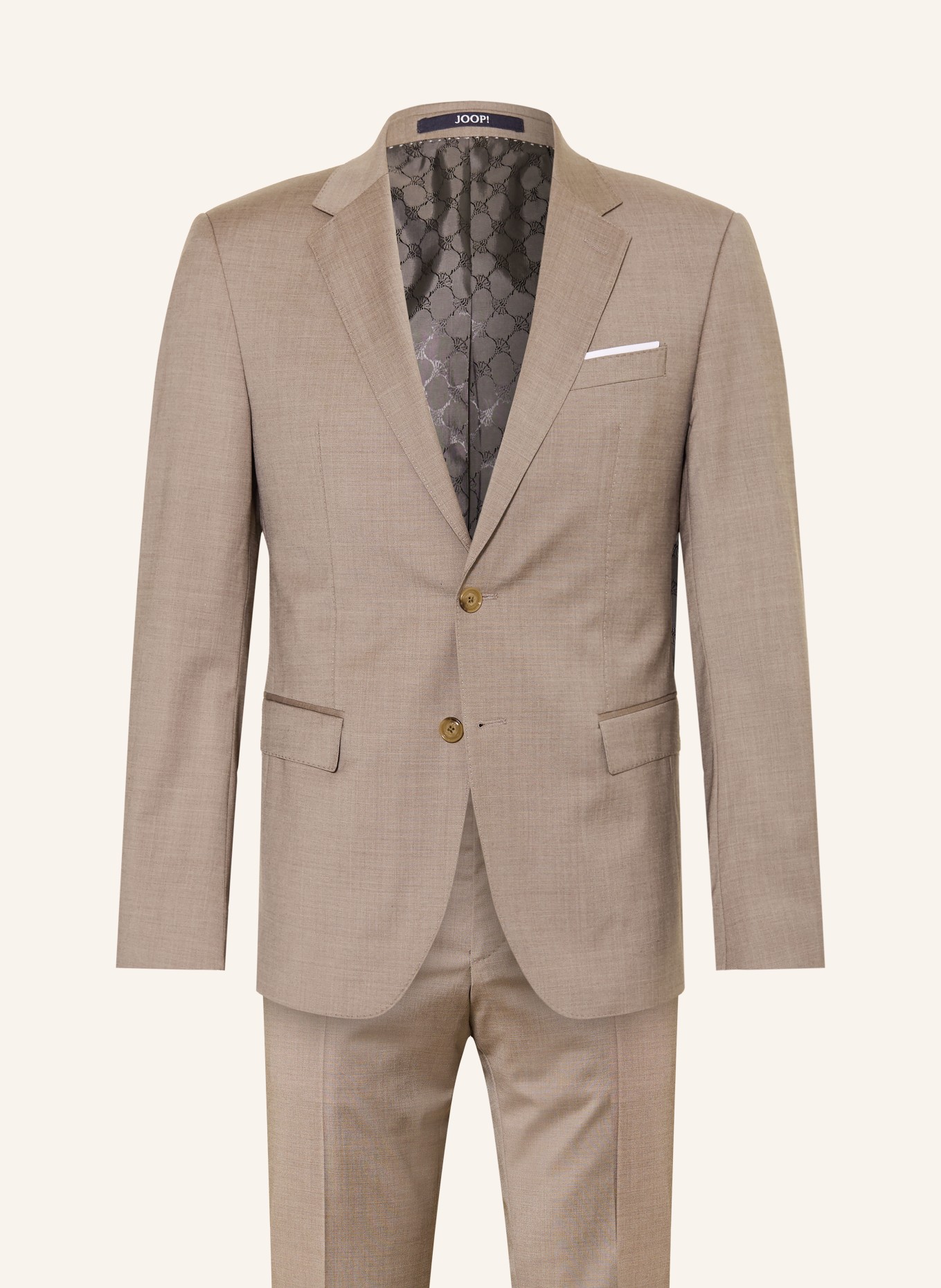 JOOP! Costume HERBY-BLAYR coupe ajustée: BEIGE