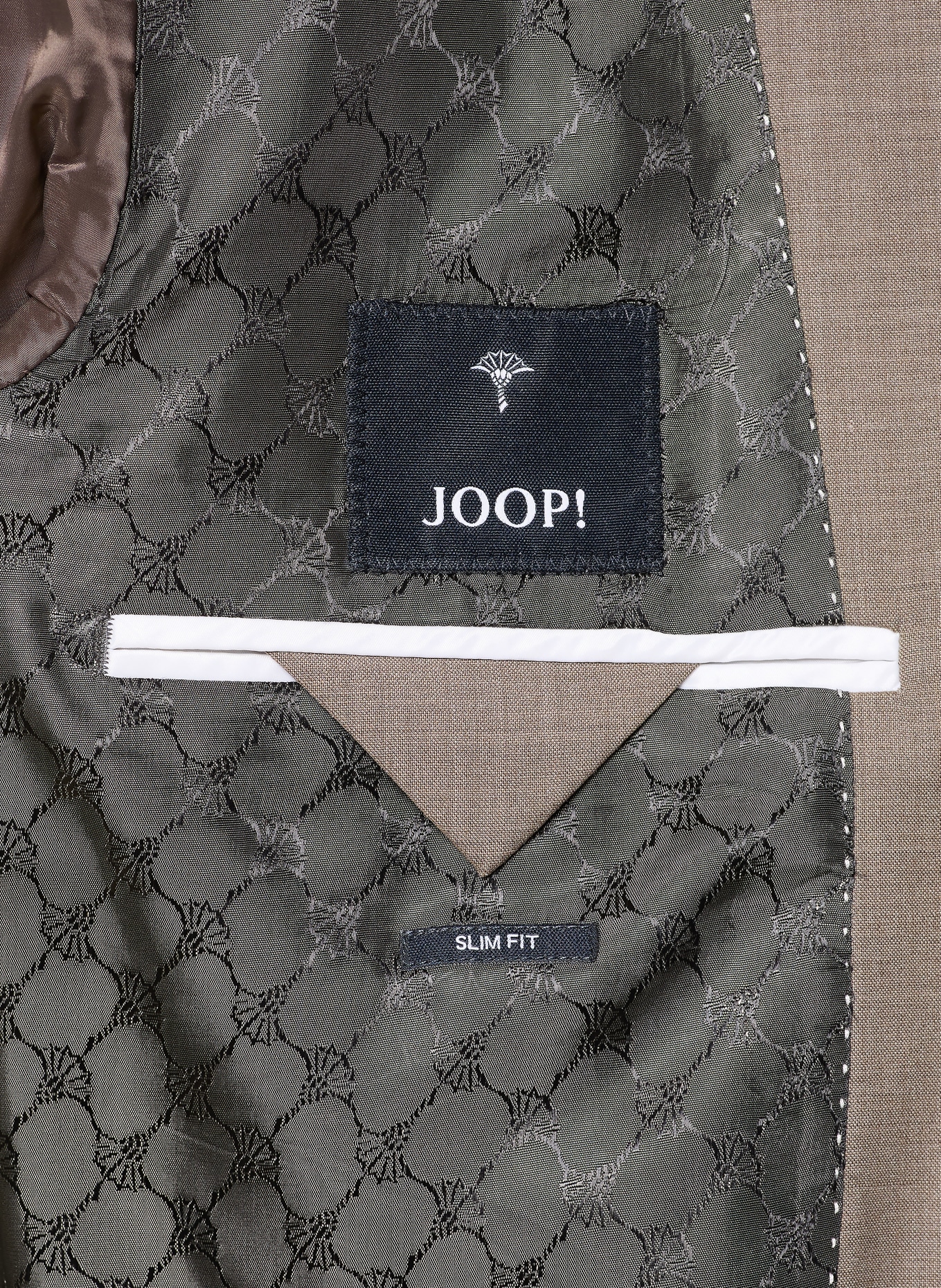 JOOP! Costume HERBY-BLAYR coupe ajustée: BEIGE
