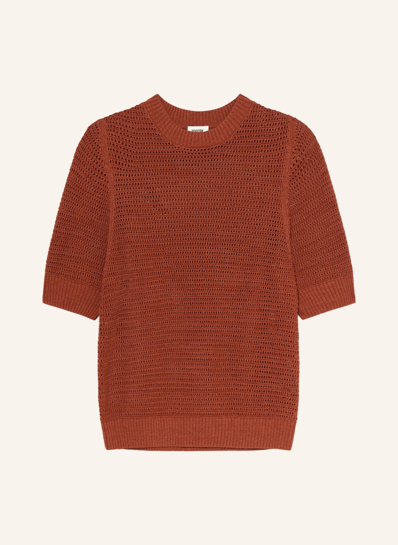 DRYKORN Strickshirt SANIDY: BRAUN