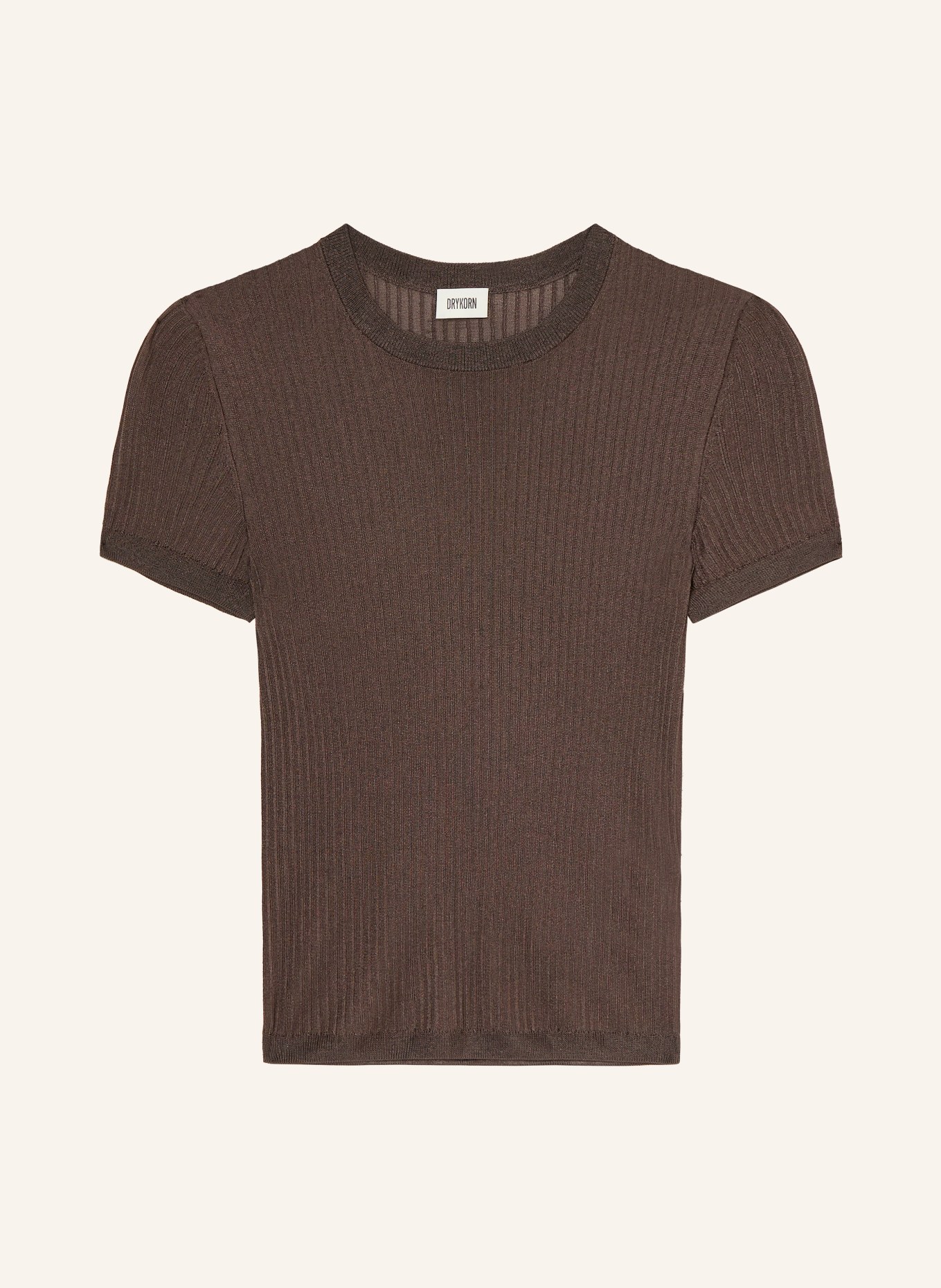 DRYKORN Strickshirt MOGLINI: DUNKELBRAUN