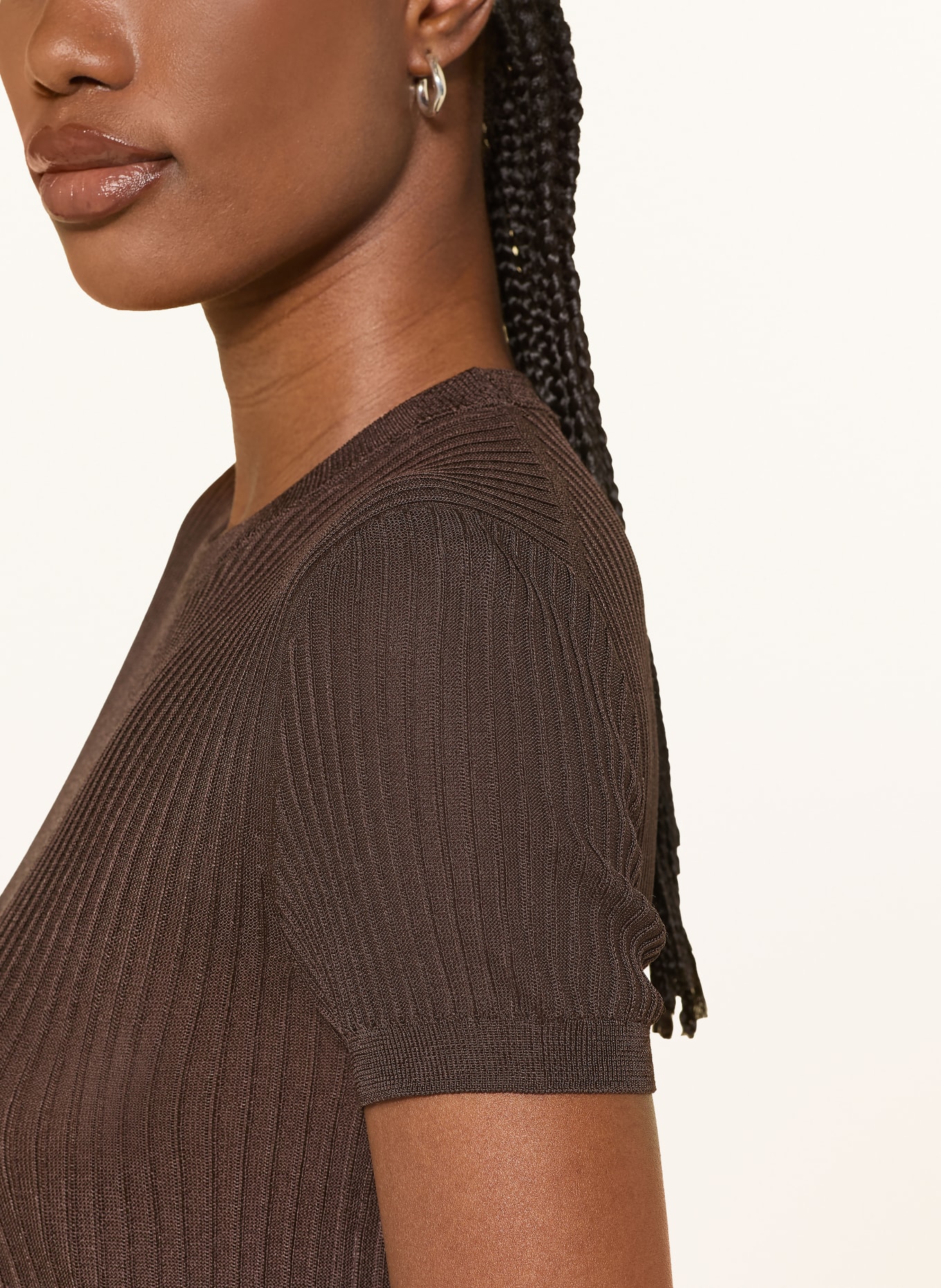 DRYKORN Strickshirt MOGLINI: DUNKELBRAUN
