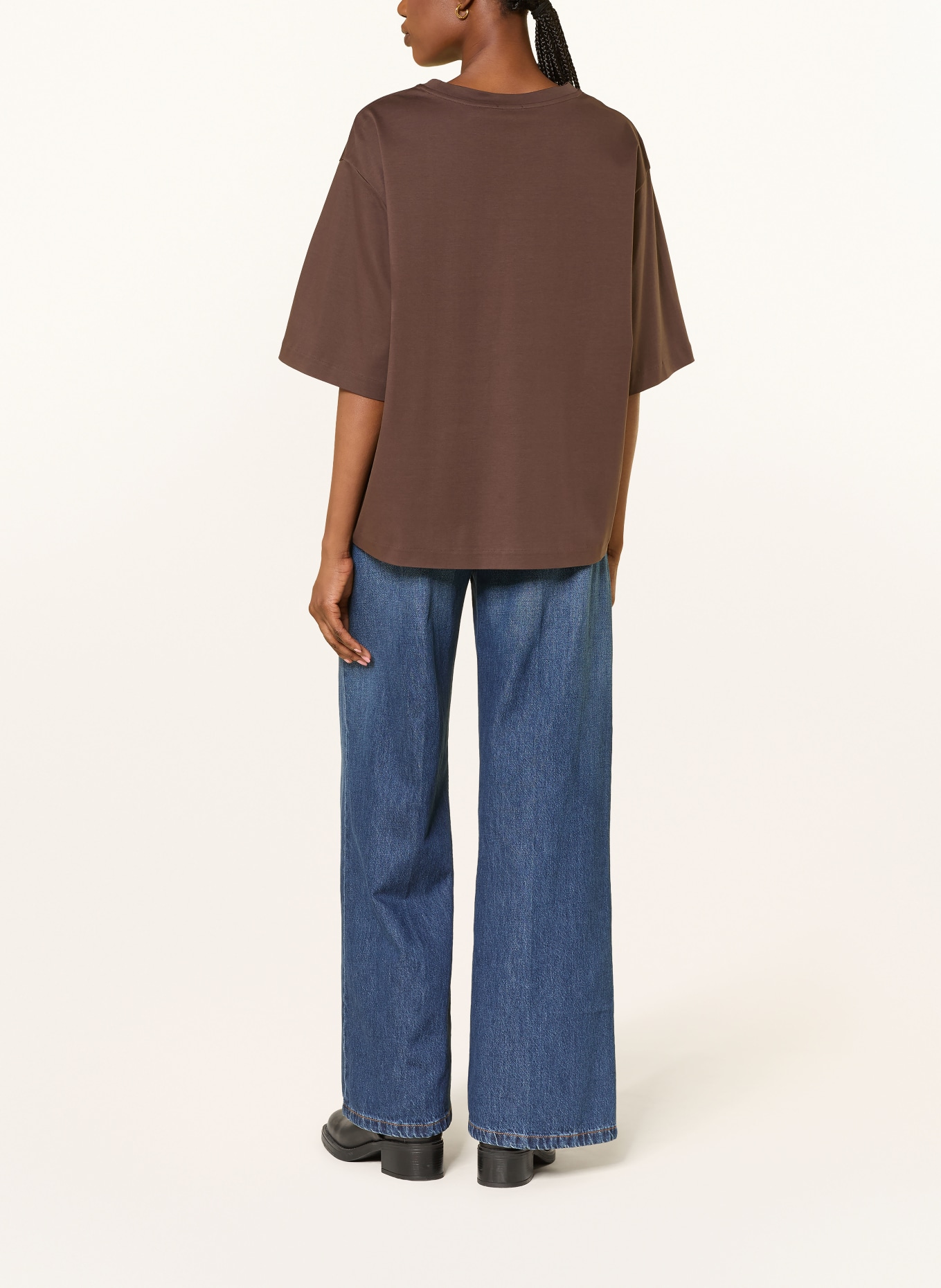 DRYKORN Oversized-Shirt PINARA: BRAUN