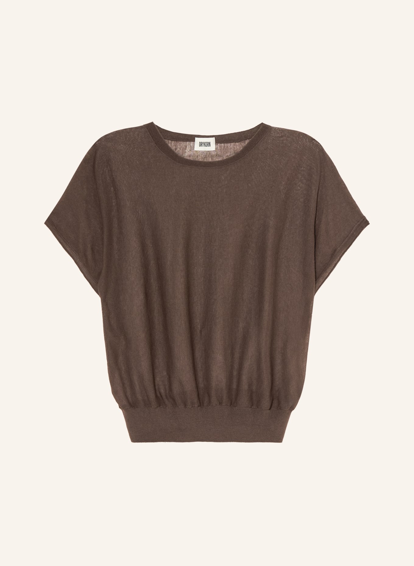 DRYKORN Strickshirt GERLOTTA: DUNKELBRAUN