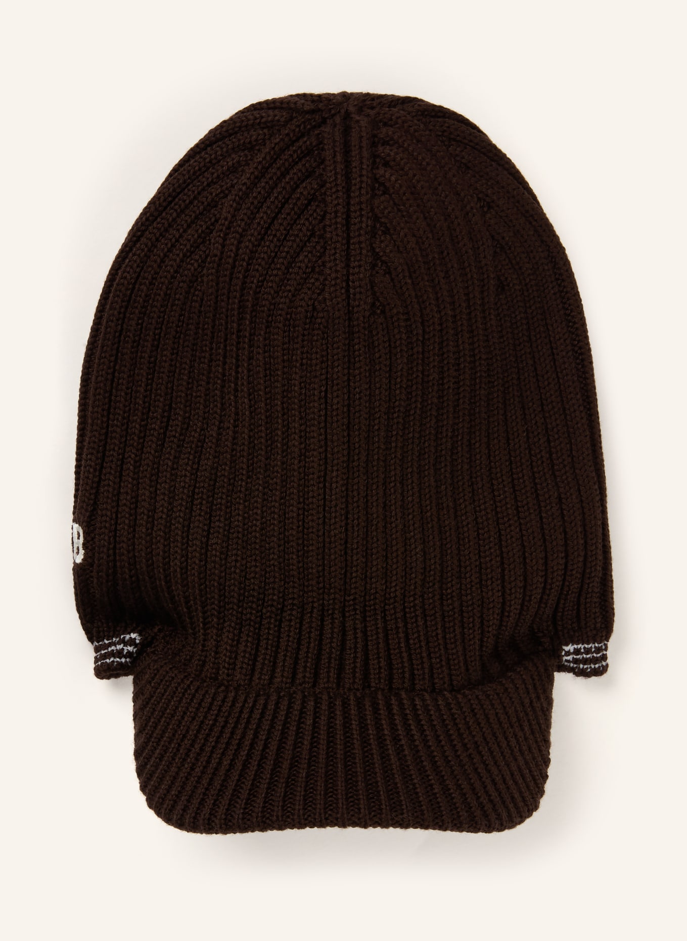 Y-3 WALES BONNER Y3 Beanie: DARK BROWN
