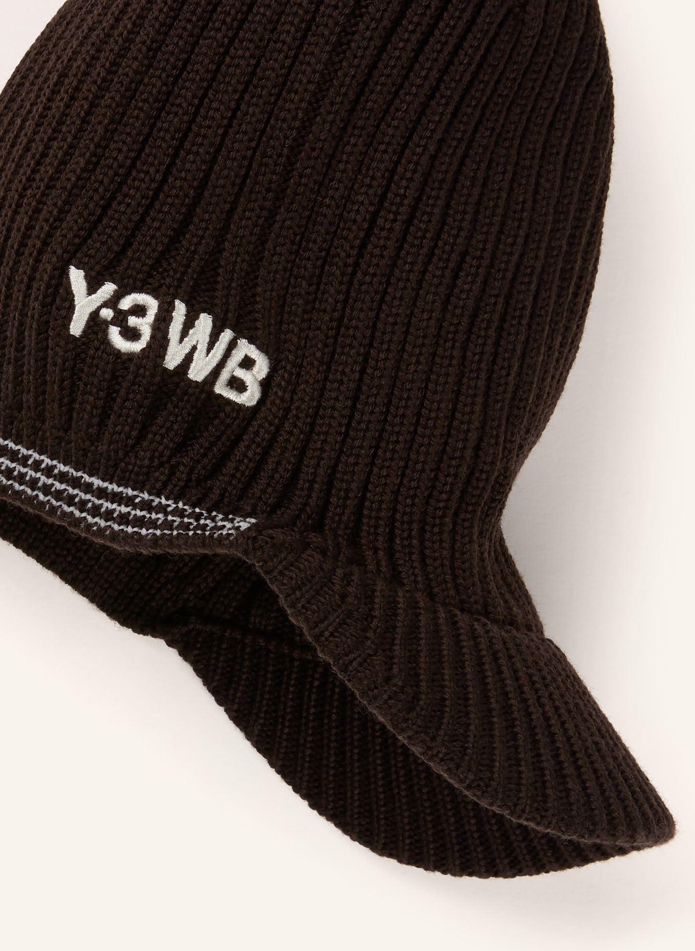 Y-3 WALES BONNER Y3 Beanie: DARK BROWN