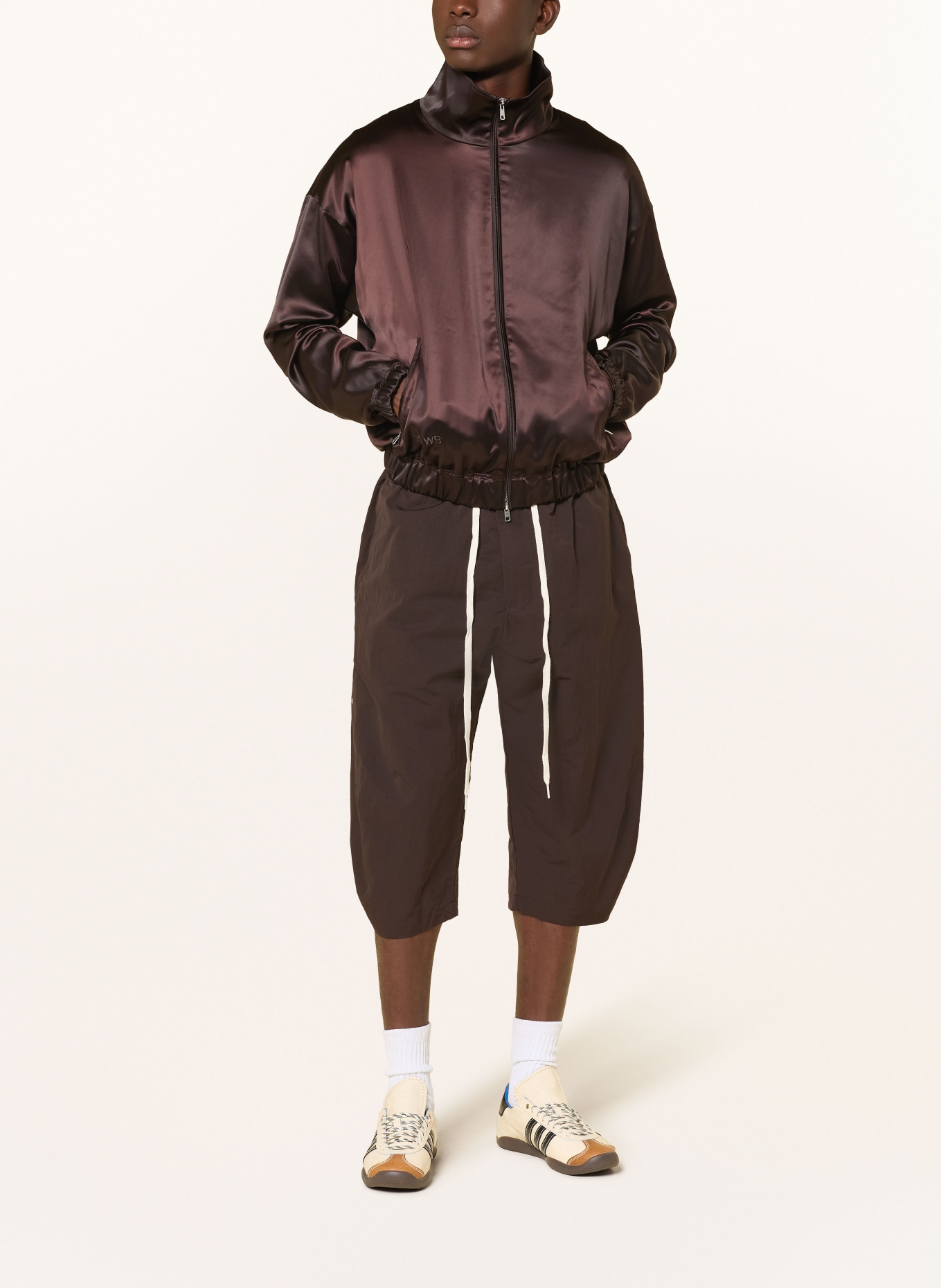 Y-3 Shorts WB Y3 RIP: DUNKELBRAUN / ECRU
