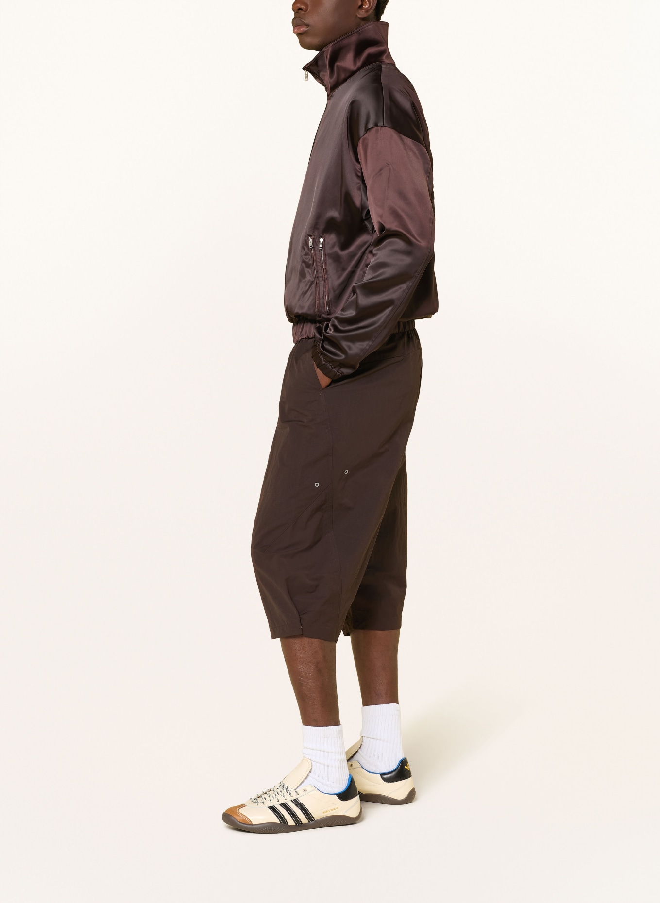 Y-3 Shorts WB Y3 RIP: DUNKELBRAUN / ECRU