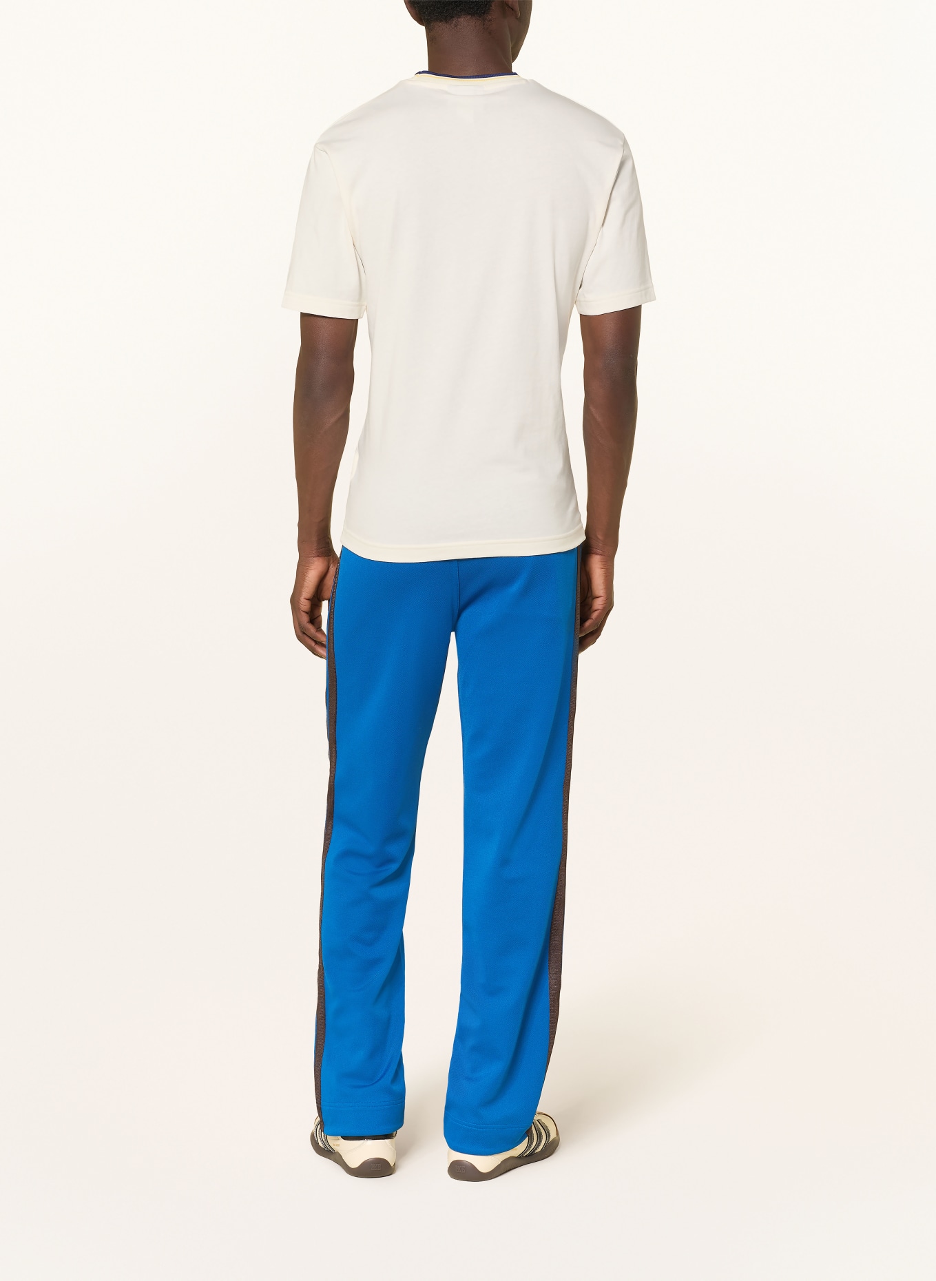 Y-3 T-Shirt WB Y3 GRAPHIC: ECRU / GELB / DUNKELBLAU