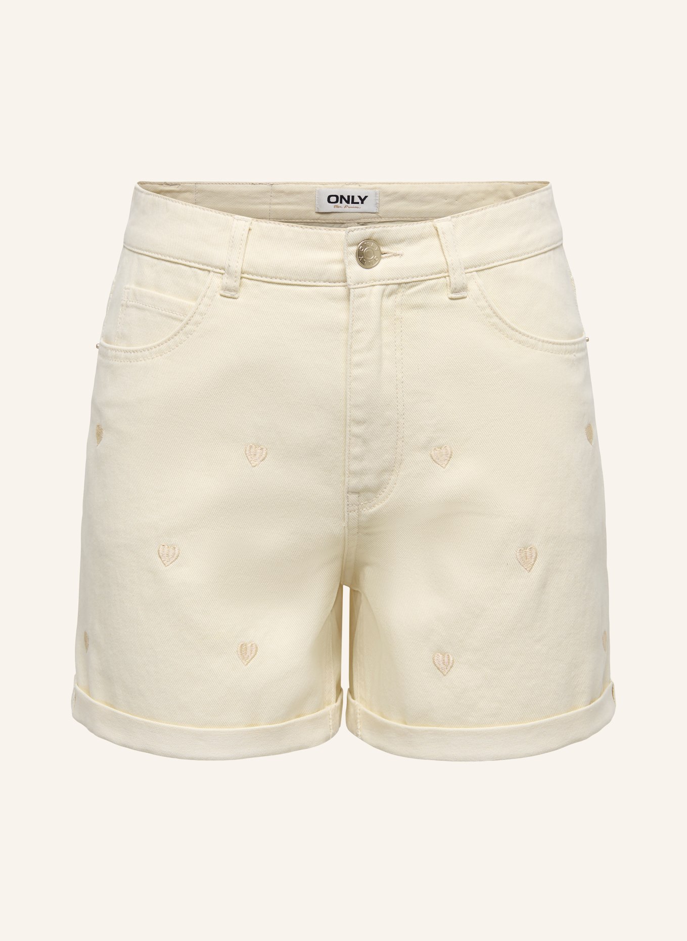 ONLY Jeansshorts: ECRU
