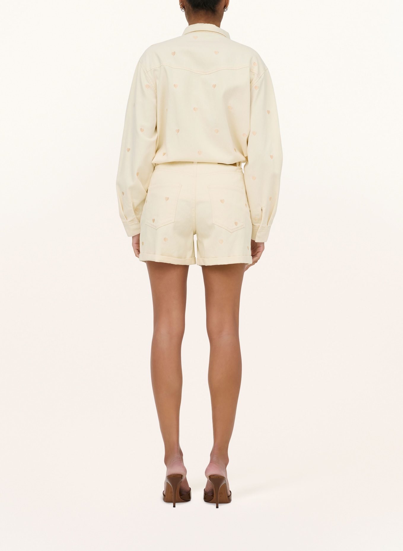 ONLY Jeansshorts: ECRU