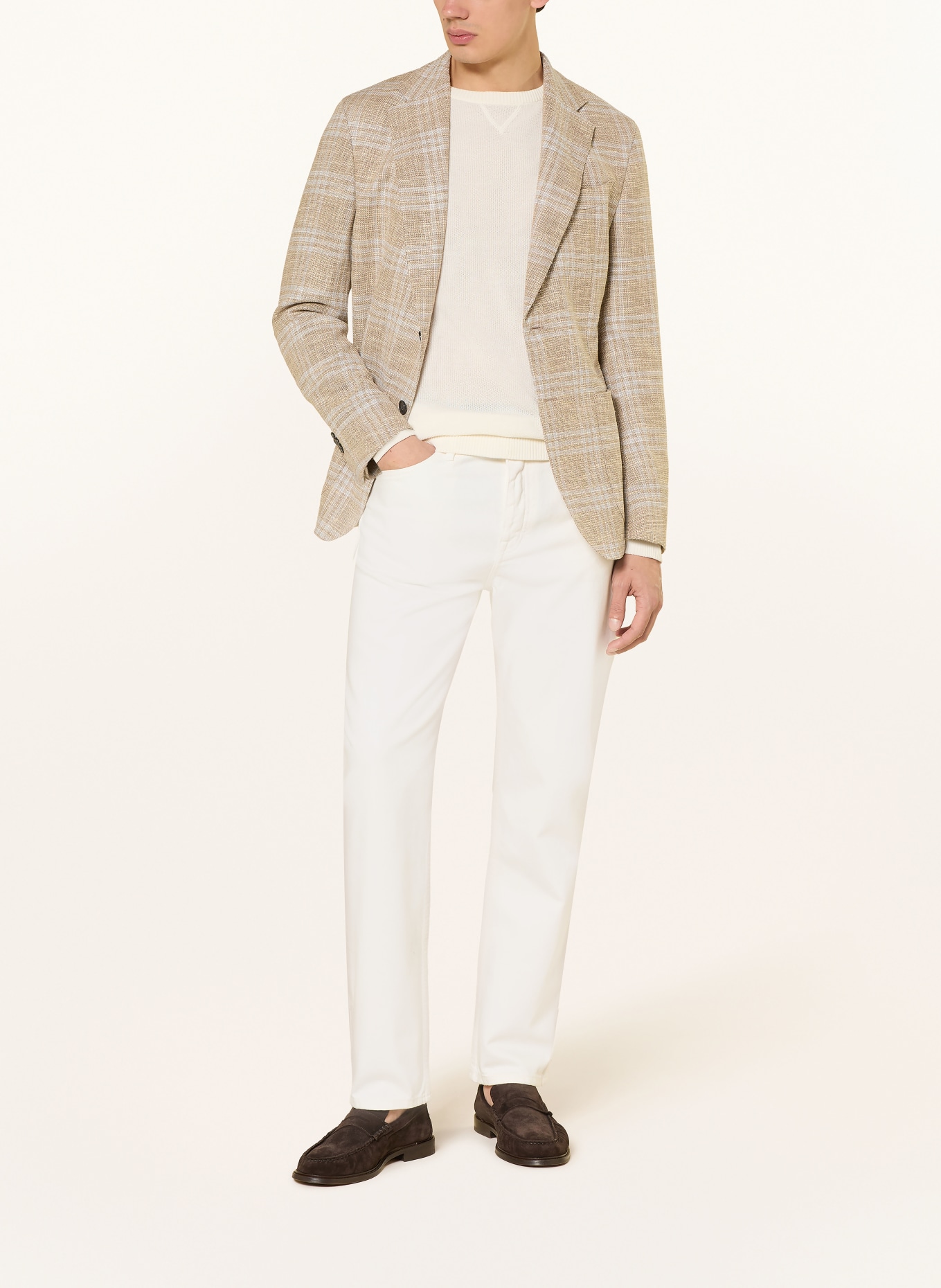 windsor. ROME Straight Fit Jeans: 100 White 100