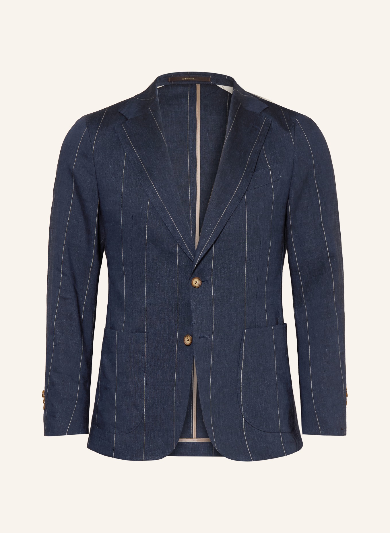 windsor. Kostymjacka GIORNO Extra Slim Fit med linne: 410 Navy 410