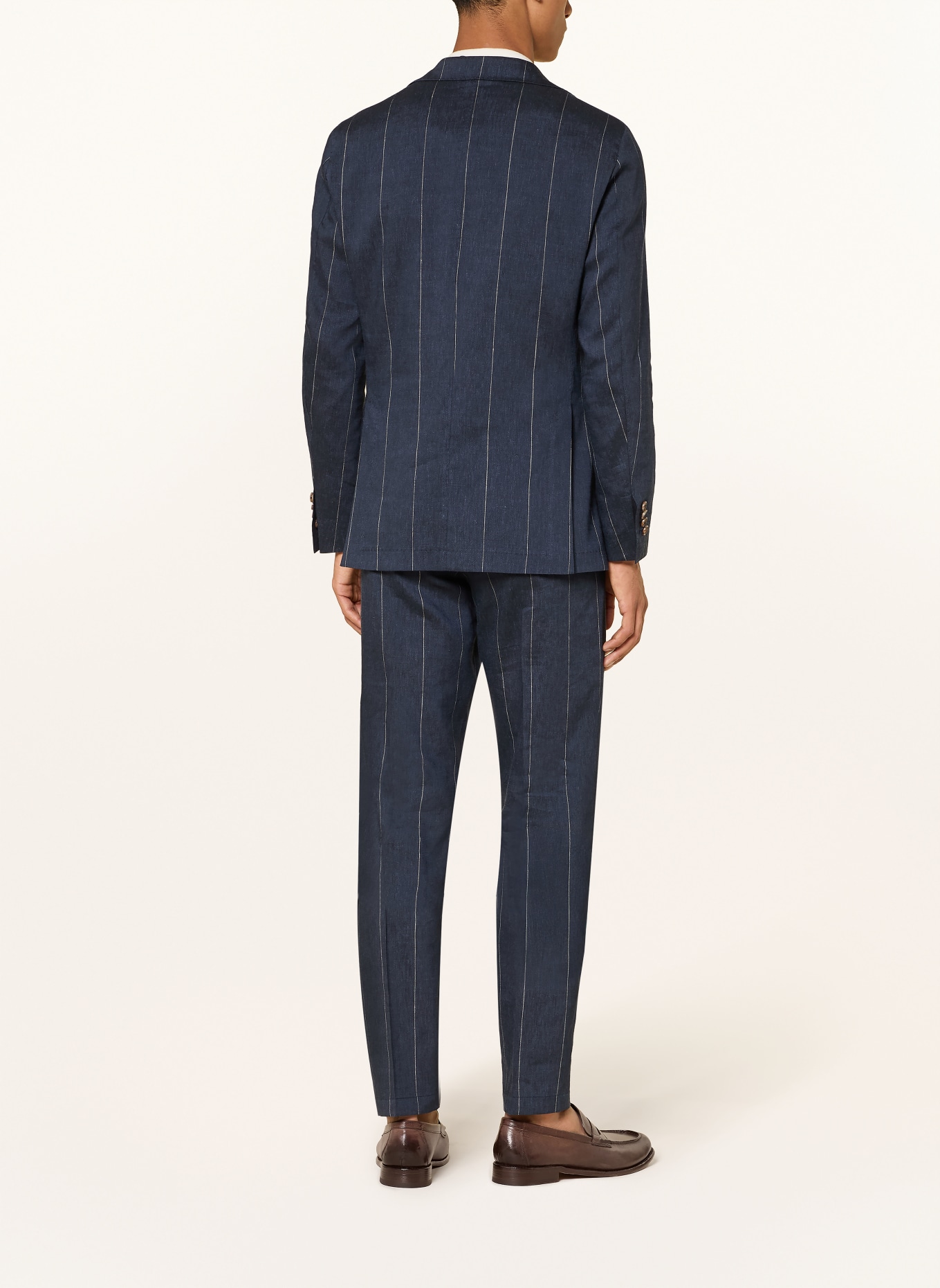 windsor. Kostymjacka GIORNO Extra Slim Fit med linne: 410 Navy 410