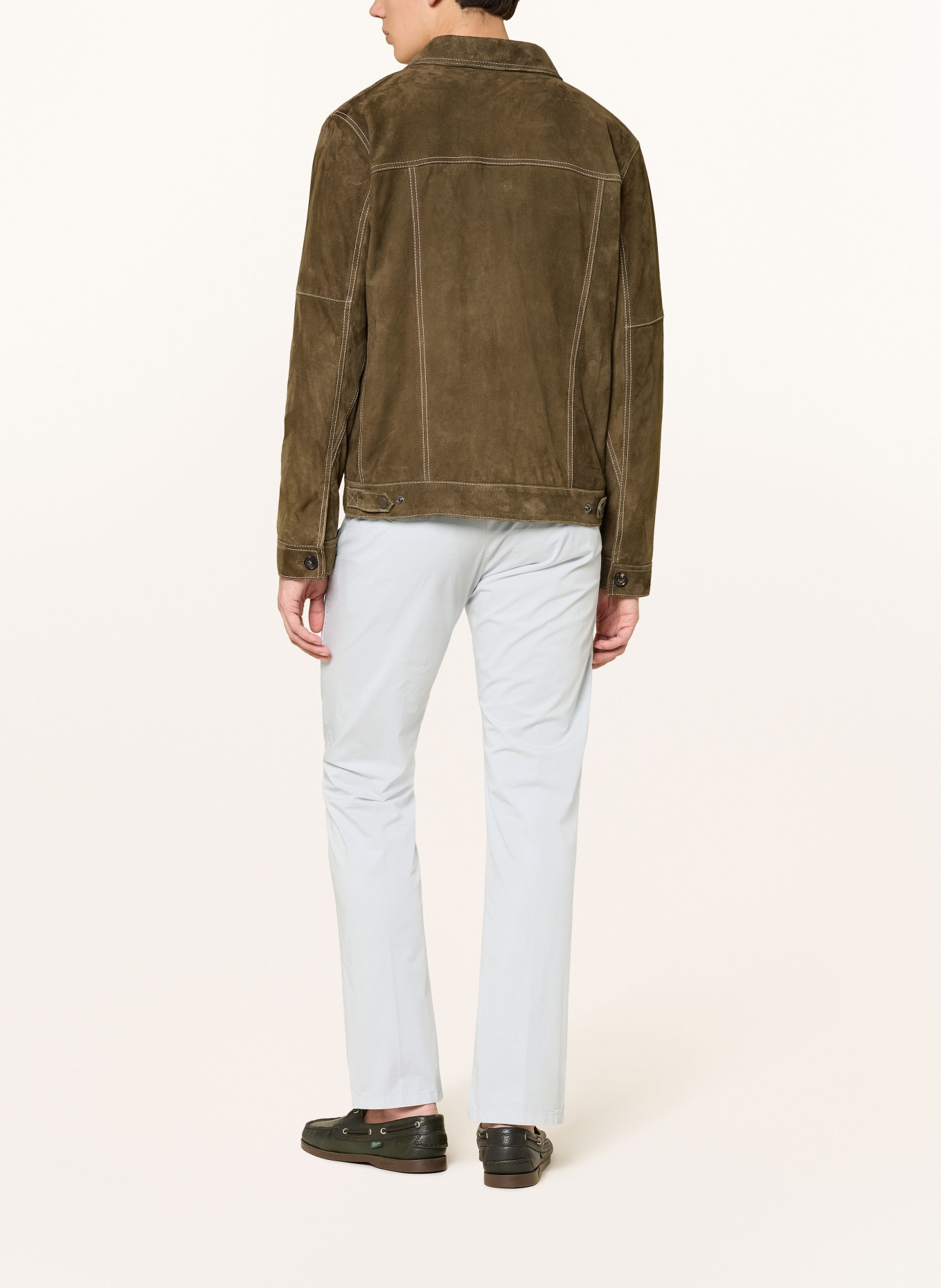 windsor. Chino CINO Extra Slim Fit: LYSEGRÅ