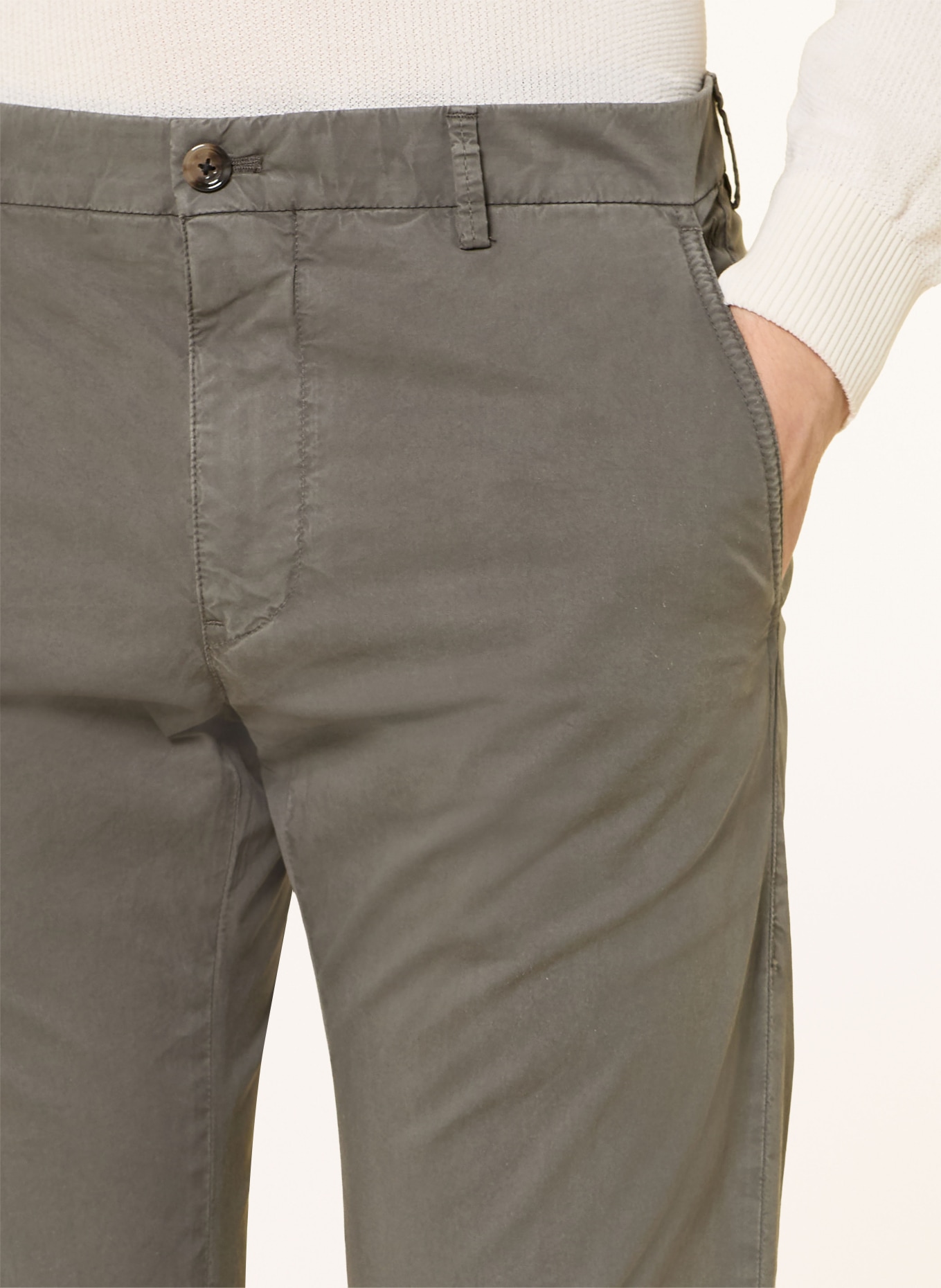 windsor. CINO Extra Slim Fit Chinos: DARK GRAY