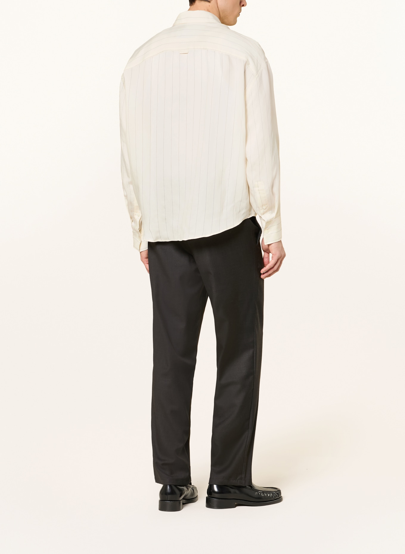 studio seidensticker STUDIO Comfort Fit Shirt: ECRU / BLACK