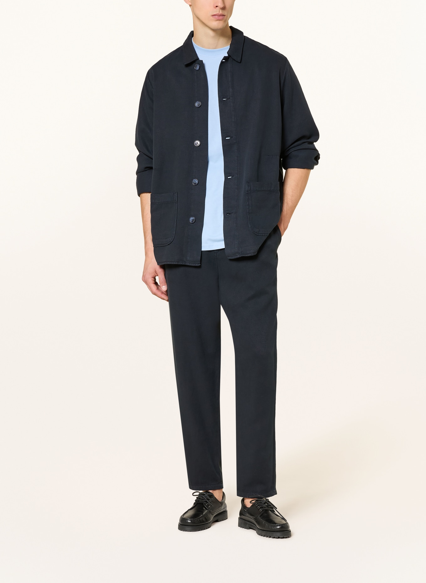 GOLDGARN DENIM Overshirt 68: DARK BLUE
