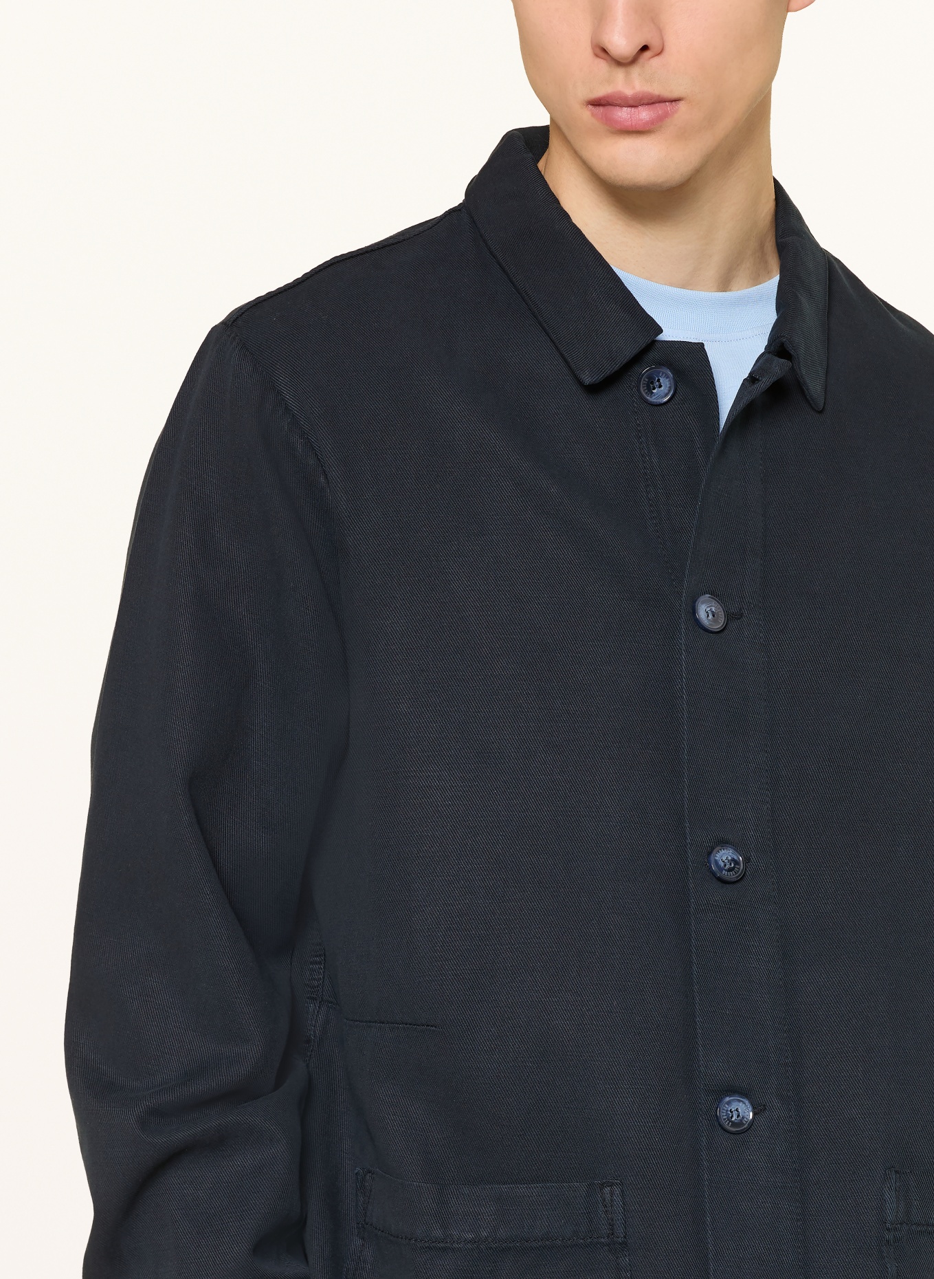 GOLDGARN DENIM Overshirt 68: DARK BLUE