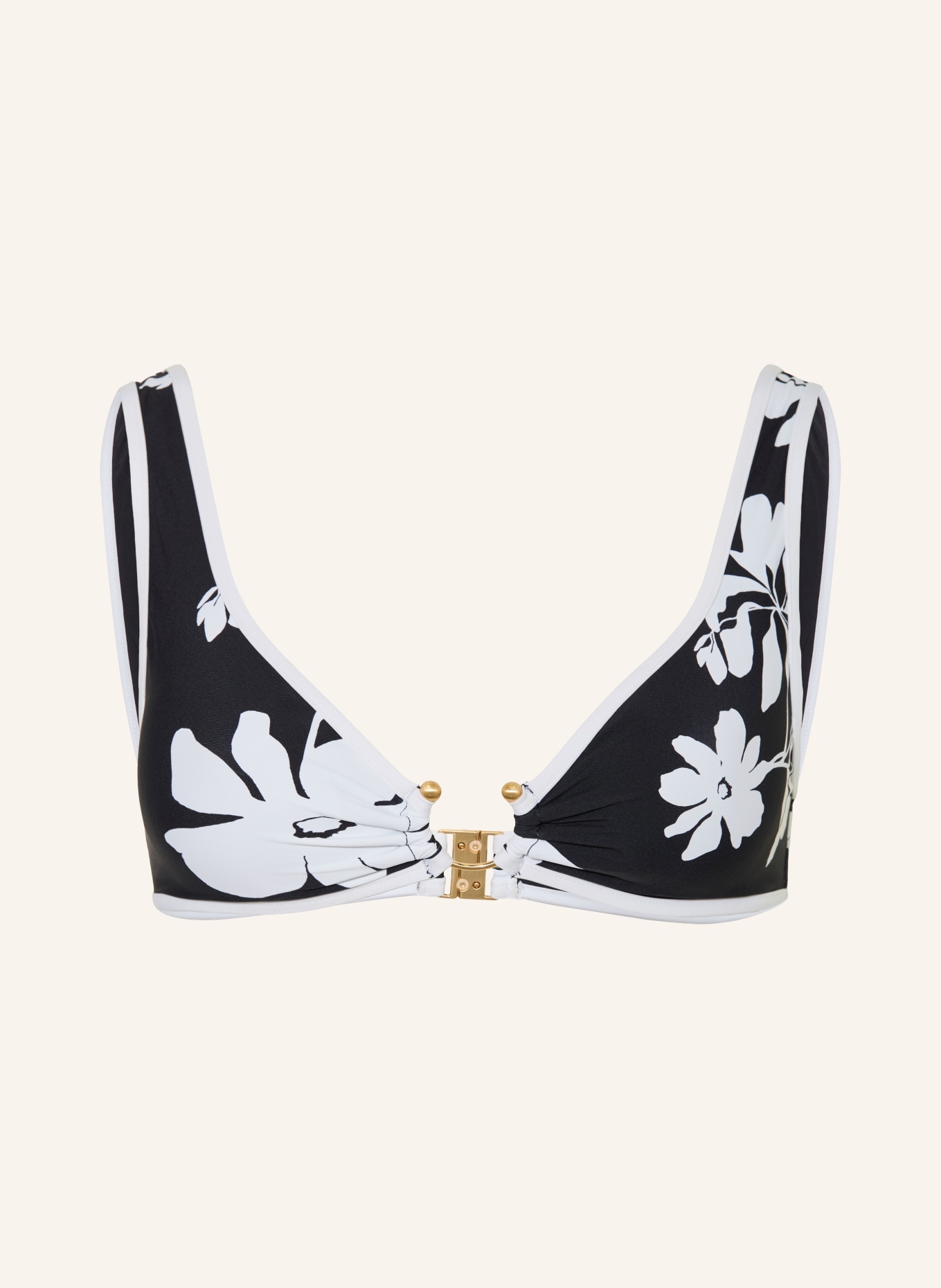 SEAFOLLY Bralette-Bikini-Top MAYFLOWER: SCHWARZ / WEISS