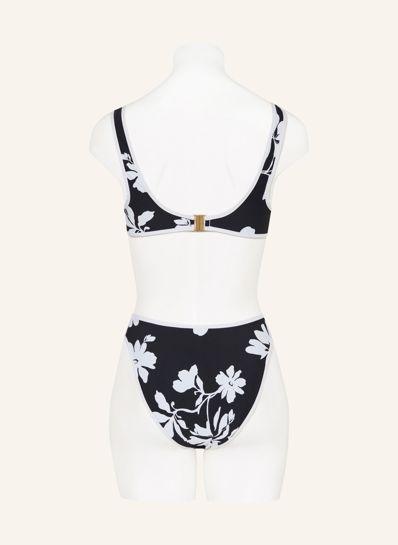SEAFOLLY Bralette-Bikini-Top MAYFLOWER: SCHWARZ / WEISS