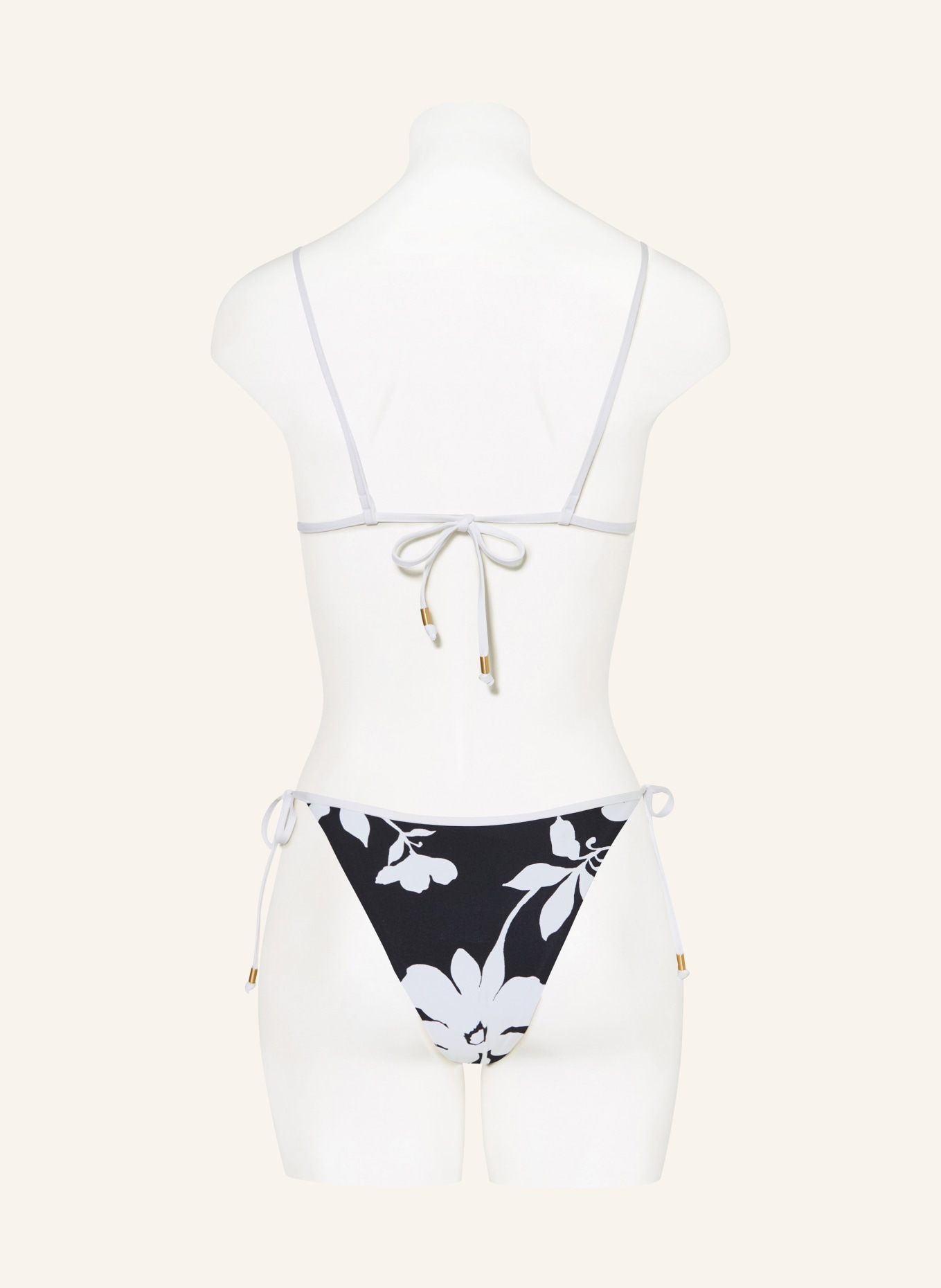 SEAFOLLY Triangel-bikinibund MAYFLOWER: SORT / HVID