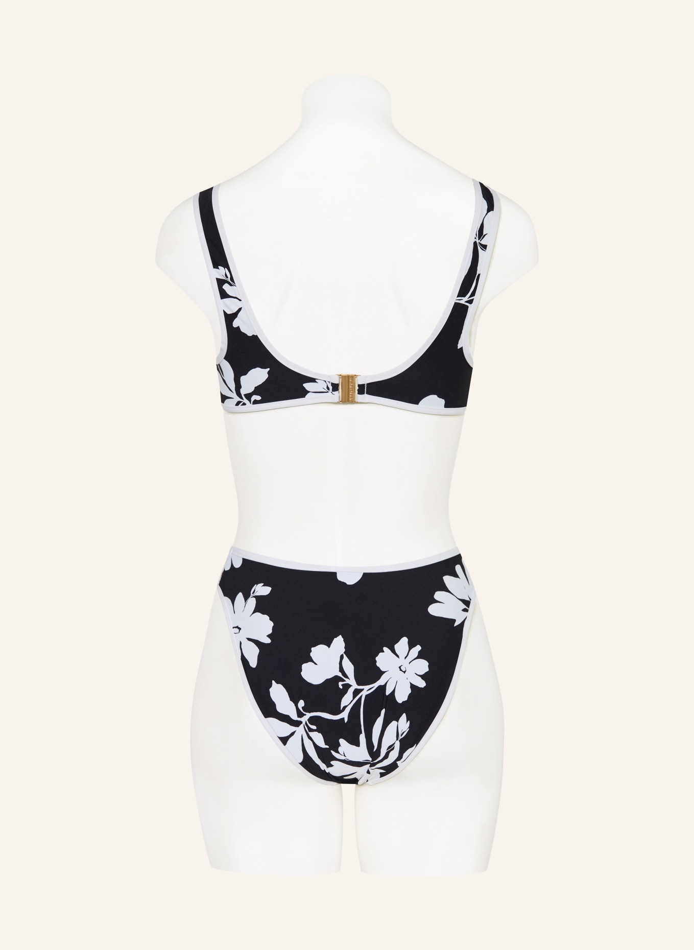 SEAFOLLY Brazilian-bikini-underdel MAYFLOWER: SORT / HVID
