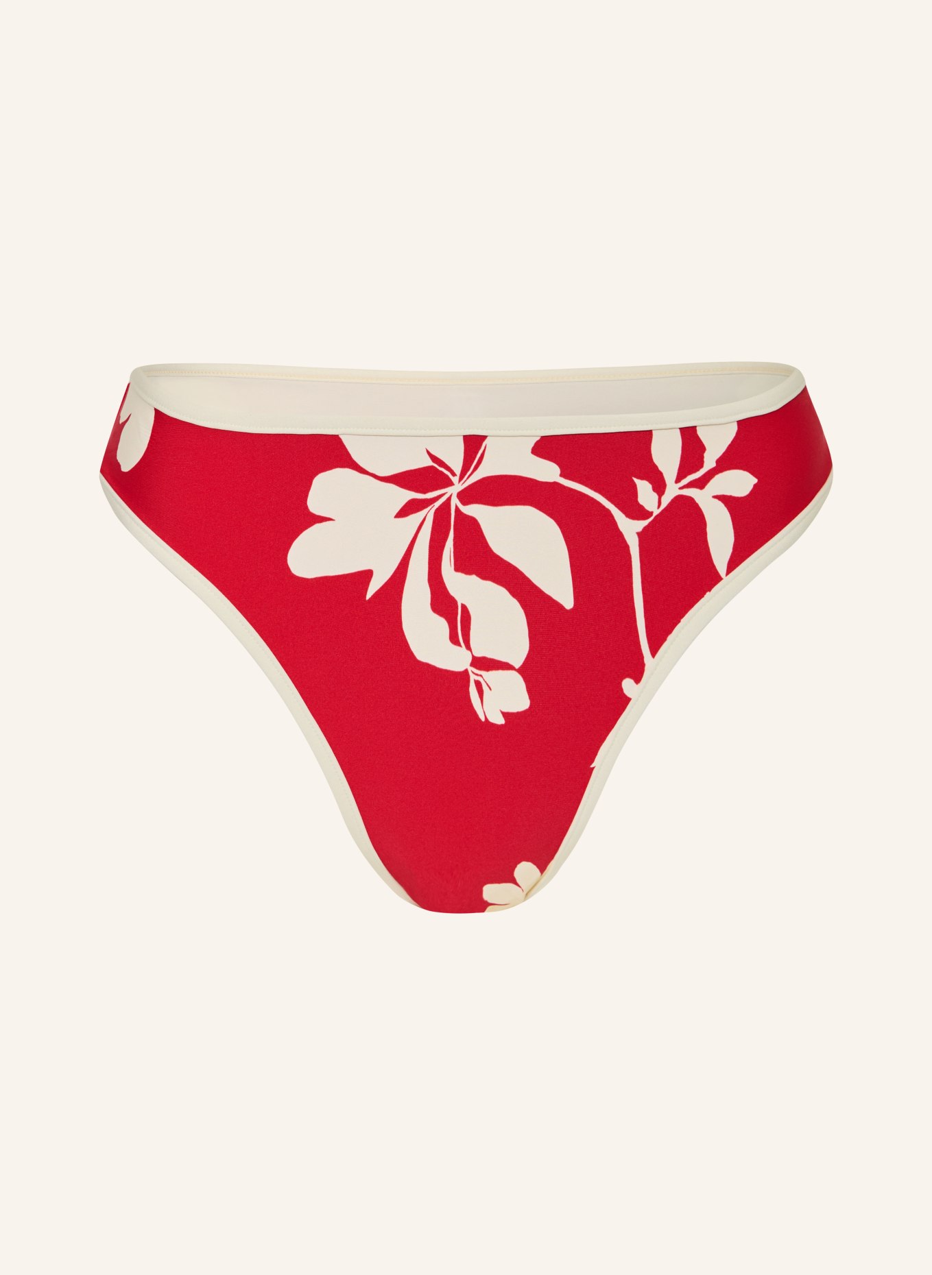 SEAFOLLY Brazilian-bikini-underdel MAYFLOWER: RØD / CREME